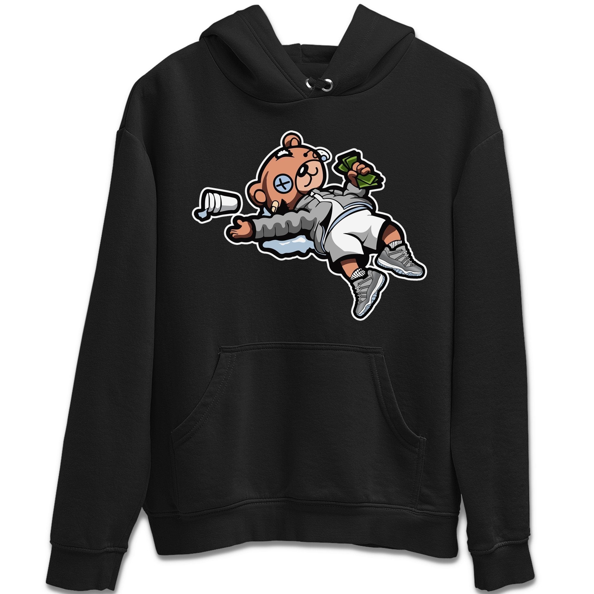 Drunk Teddy Bear Unisex Tops - Air Jordan 11 Cool Grey
