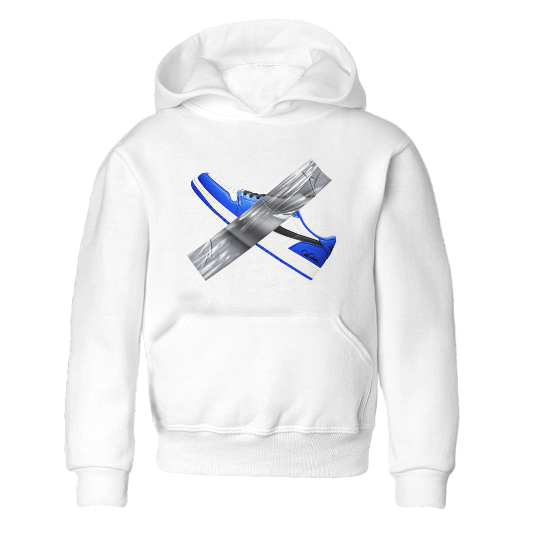 Duct Tape snkmatch Tees Kids - Air Jordan 1 Game Royal