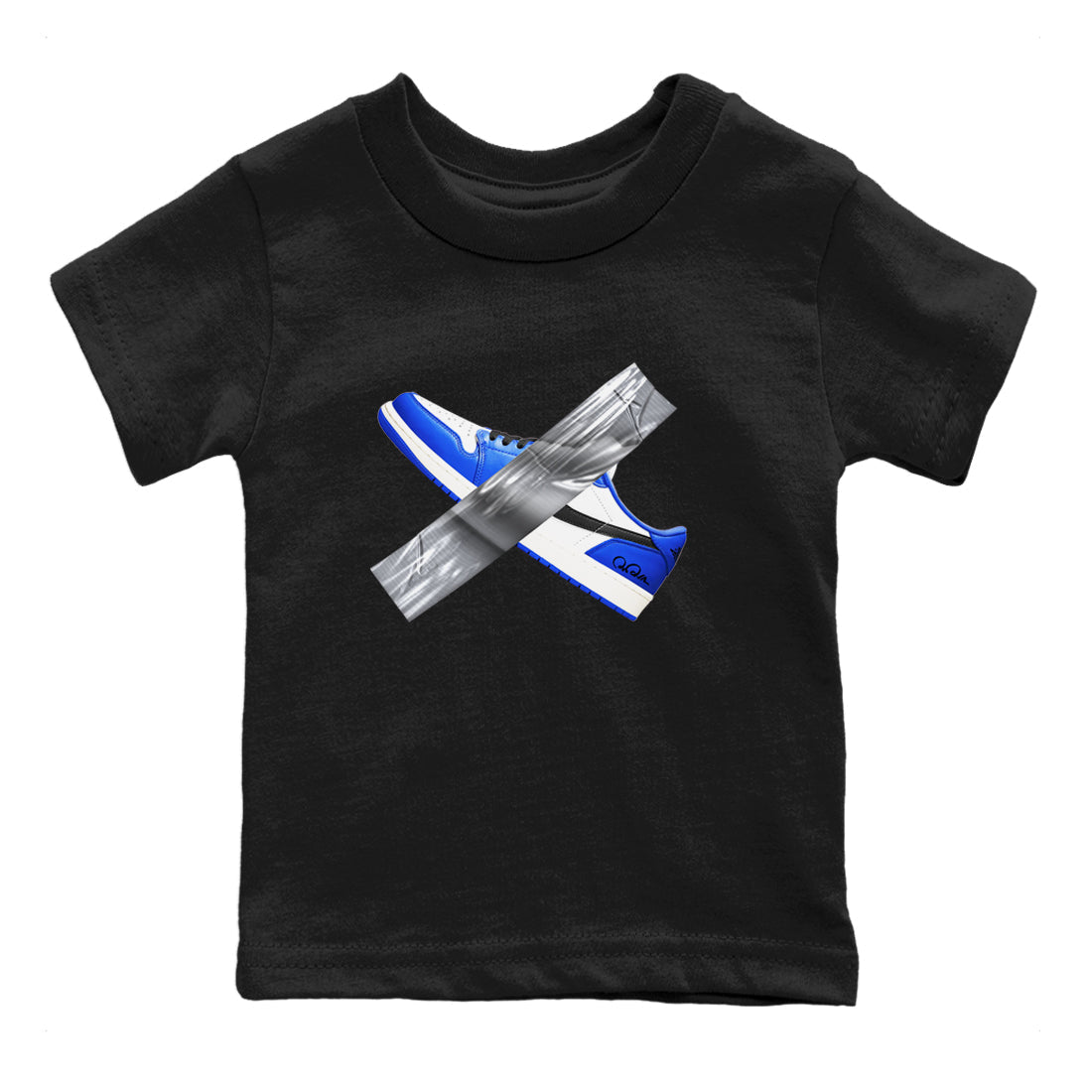 Duct Tape snkmatch Tees Kids - Air Jordan 1 Game Royal