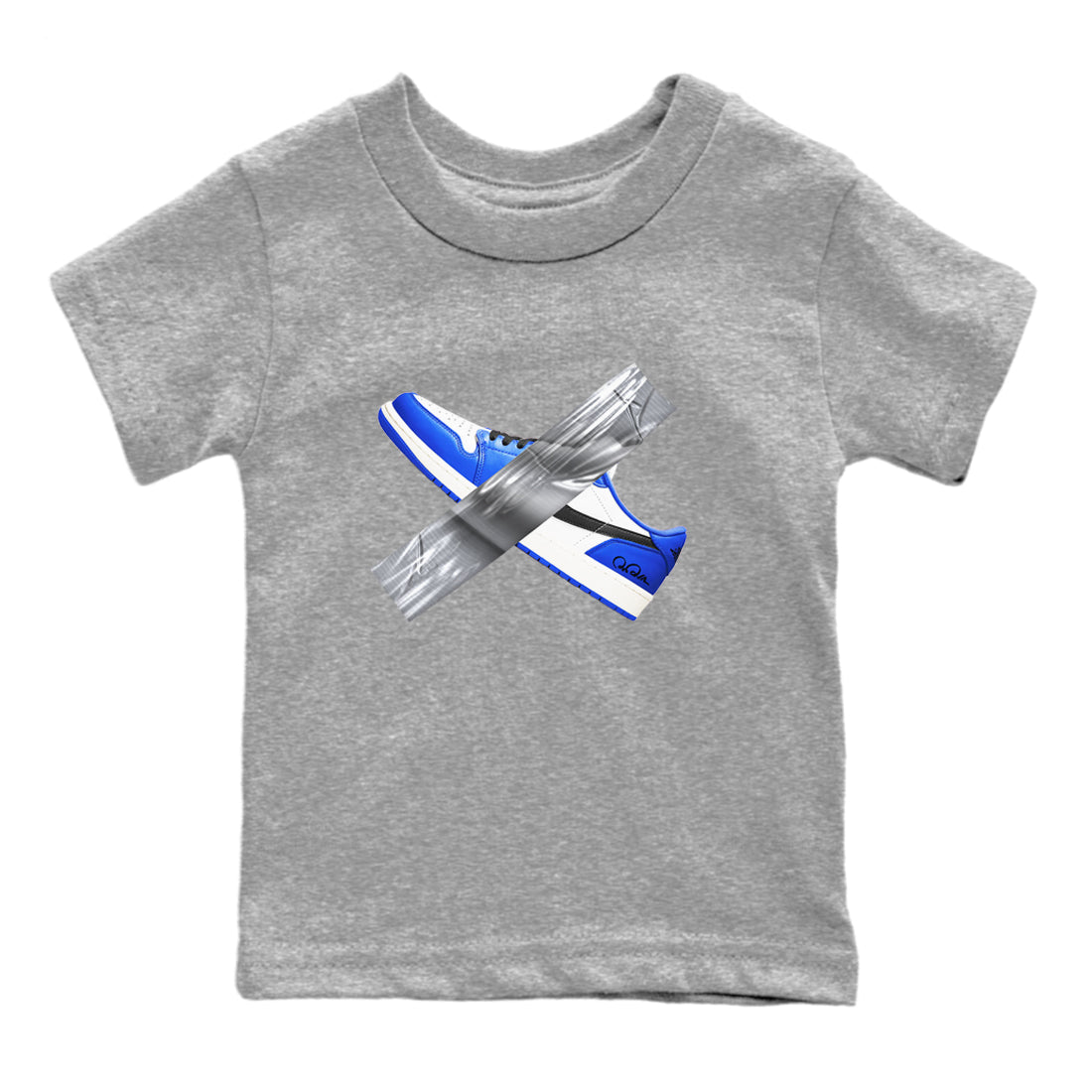 Duct Tape snkmatch Tees Kids - Air Jordan 1 Game Royal