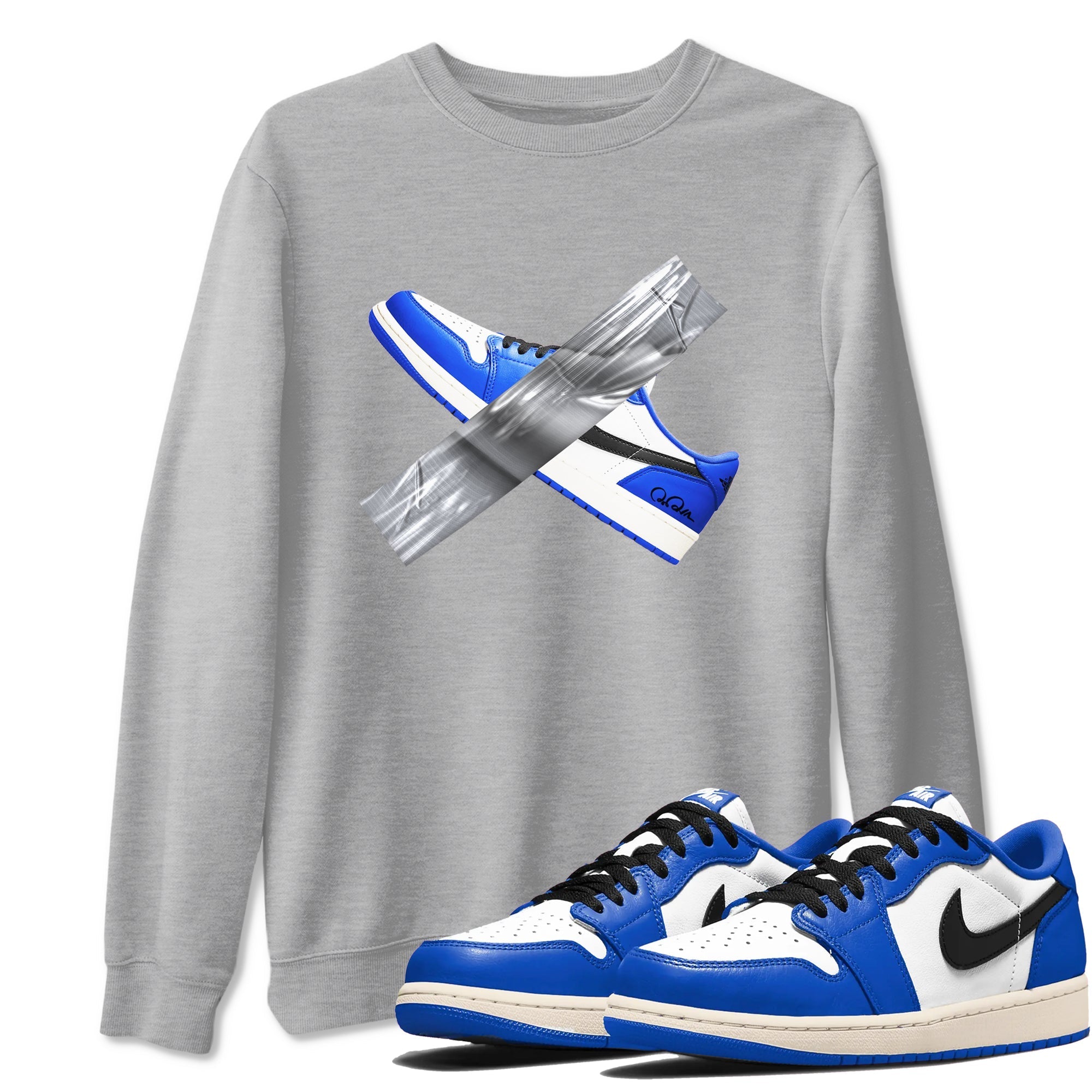 Duct Tape snkmatch Tees - Air Jordan 1 Game Royal