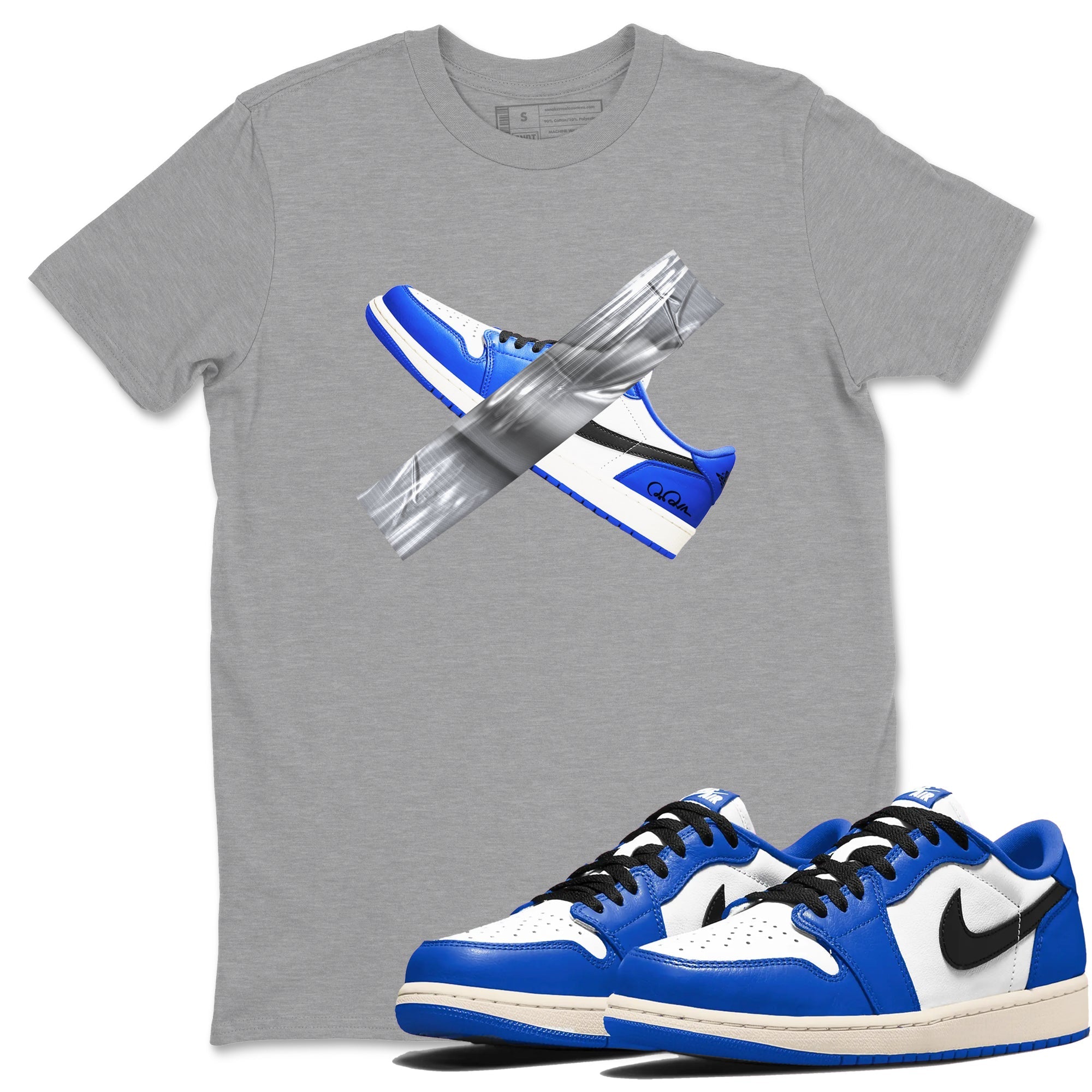 Duct Tape snkmatch Tees - Air Jordan 1 Game Royal
