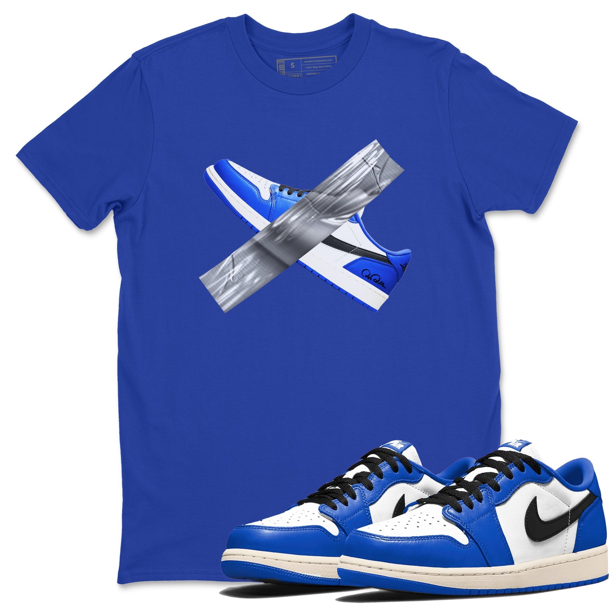 Duct Tape snkmatch Tees - Air Jordan 1 Game Royal