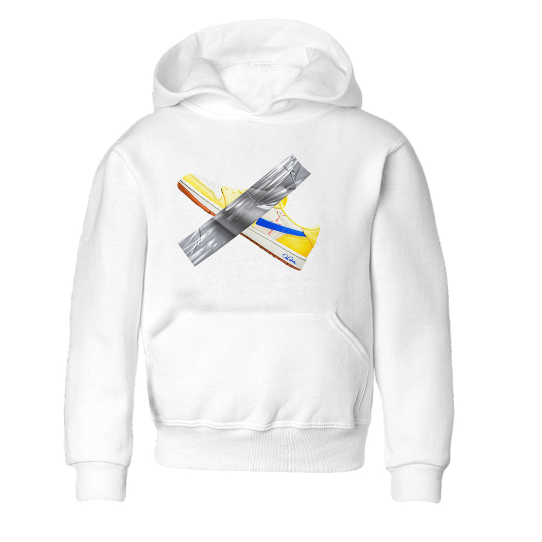 Duct Tape snkmatch Tees Kids - Air Jordan 1 Travis Scott Canary