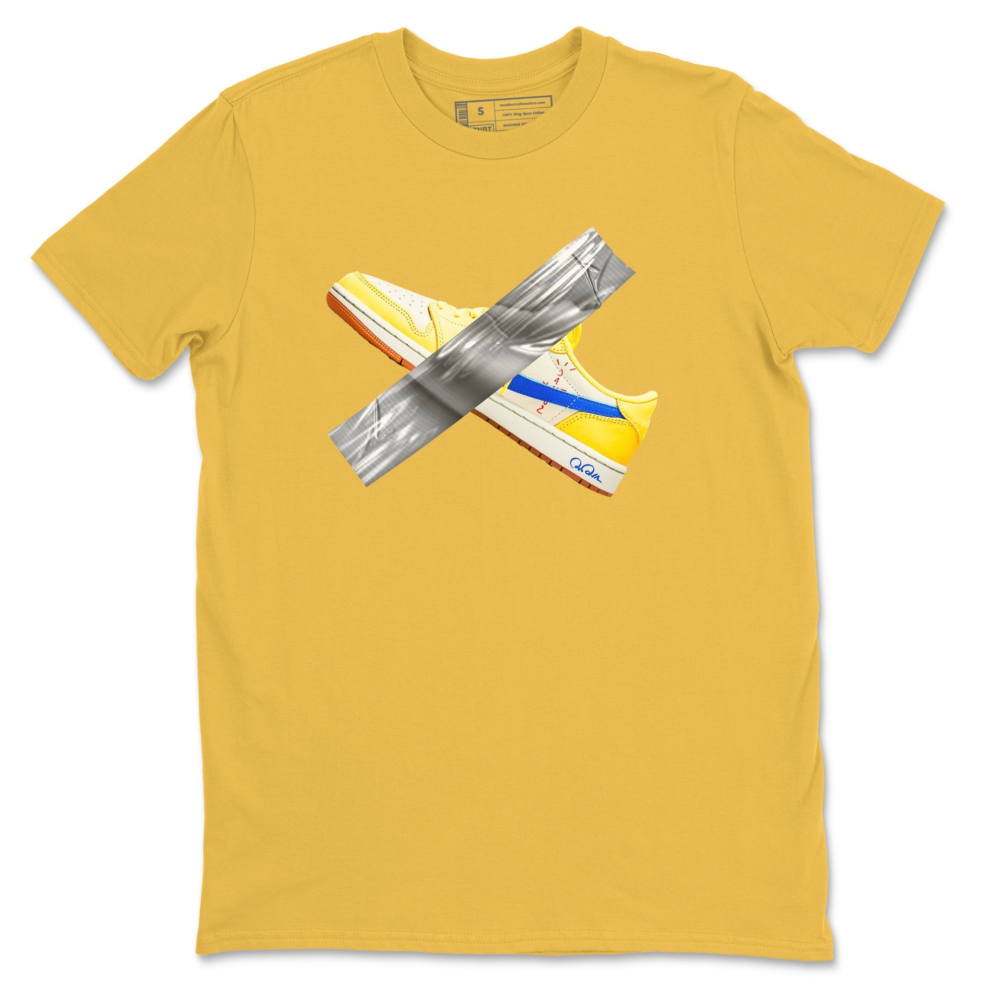 Duct Tape snkmatch Tees - Air Jordan 1 Travis Scott Canary