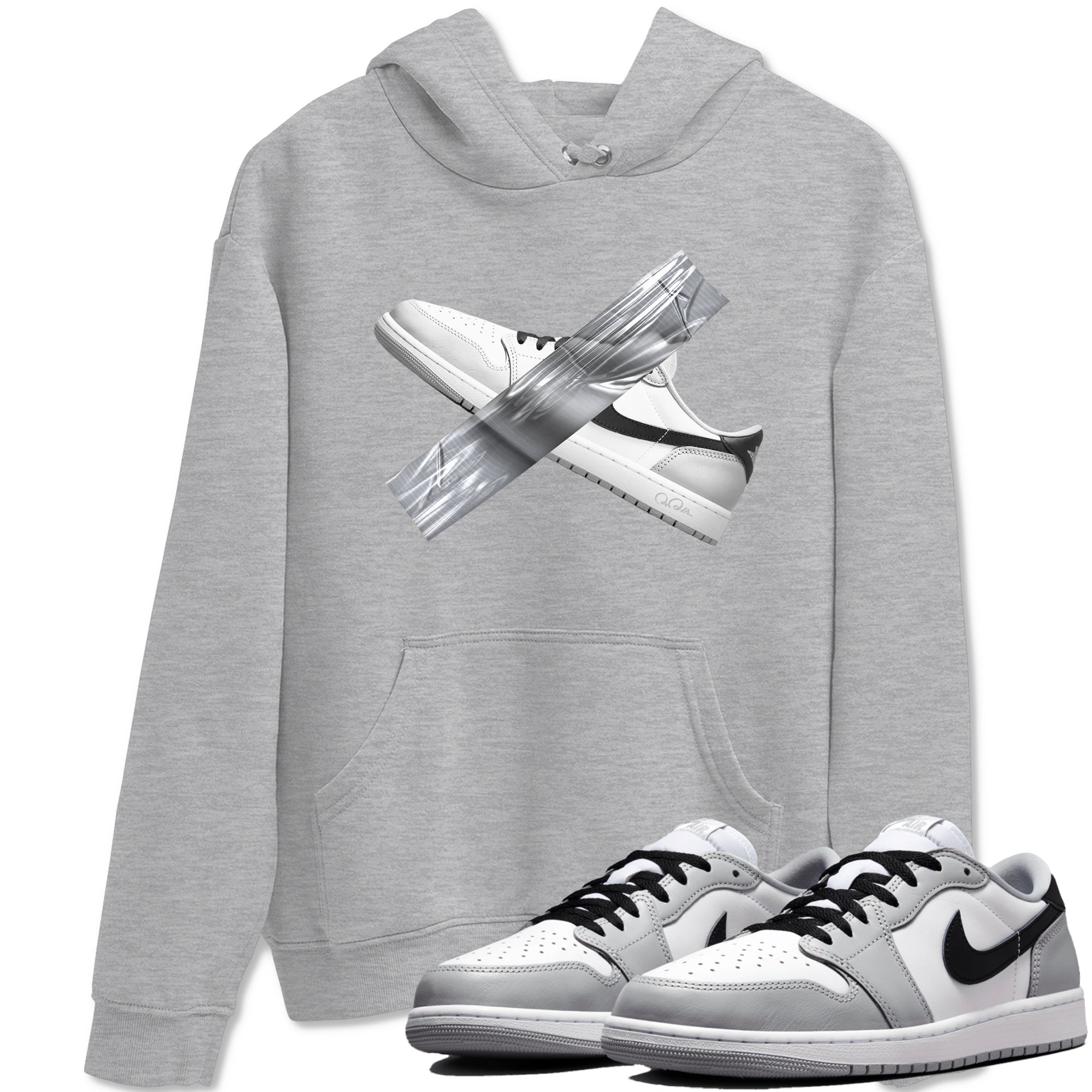 Duct Tape snkmatch Tees - Air Jordan 1 Wolf Grey