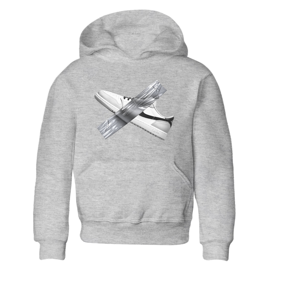 Duct Tape snkmatch Tees Kids - Air Jordan 1 Wolf Grey