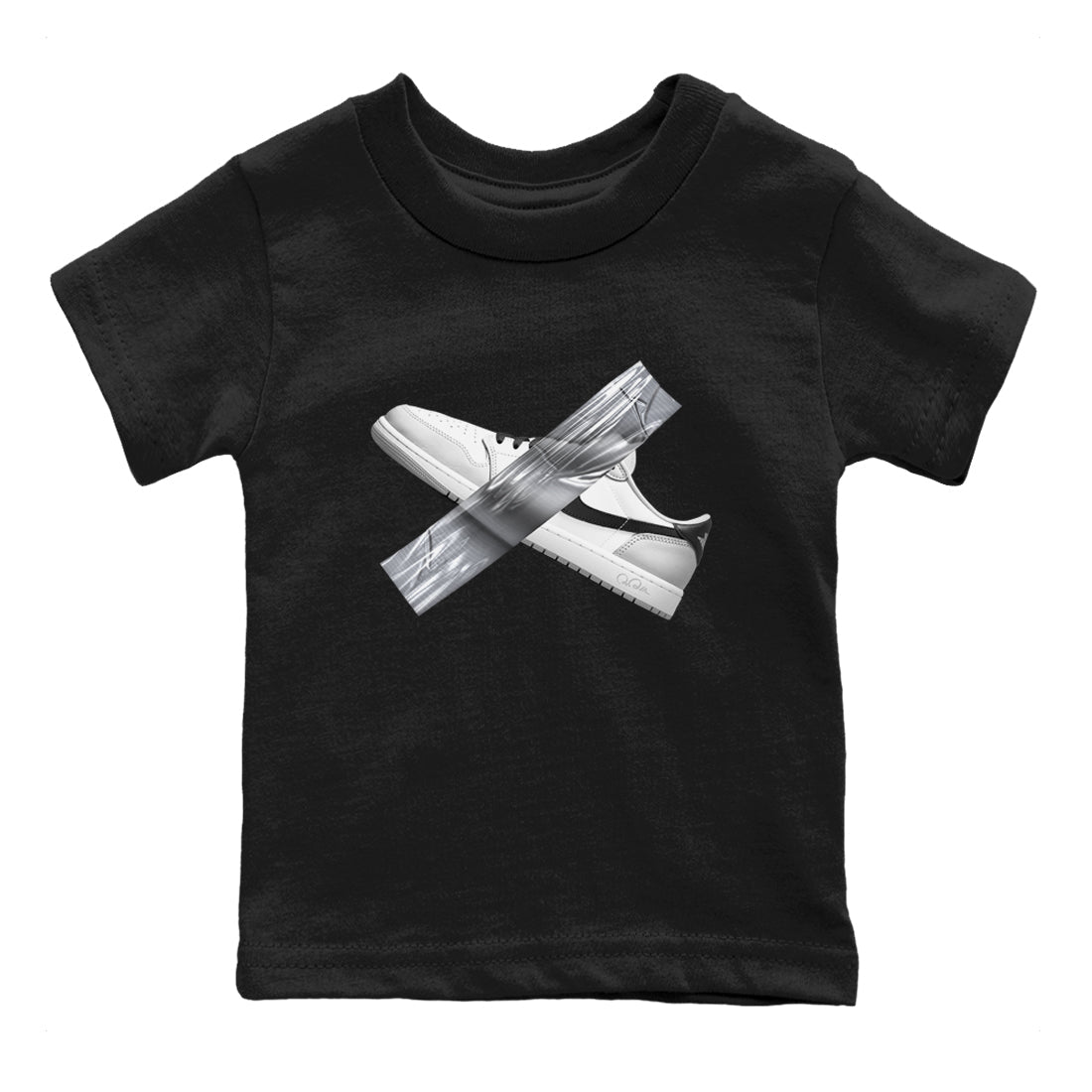 Duct Tape snkmatch Tees Kids - Air Jordan 1 Wolf Grey