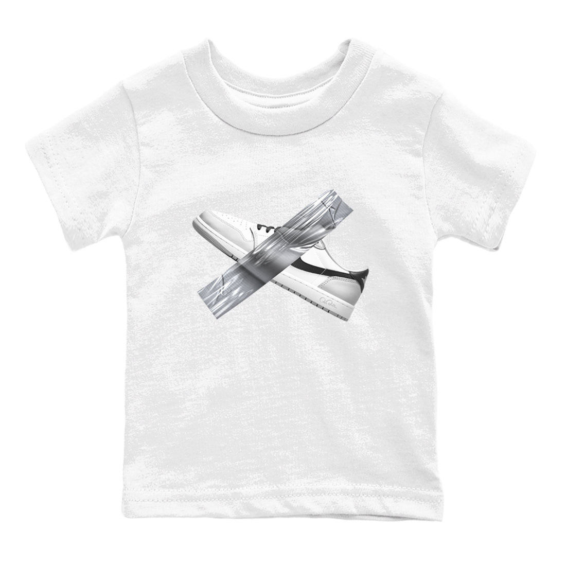 Duct Tape snkmatch Tees Kids - Air Jordan 1 Wolf Grey
