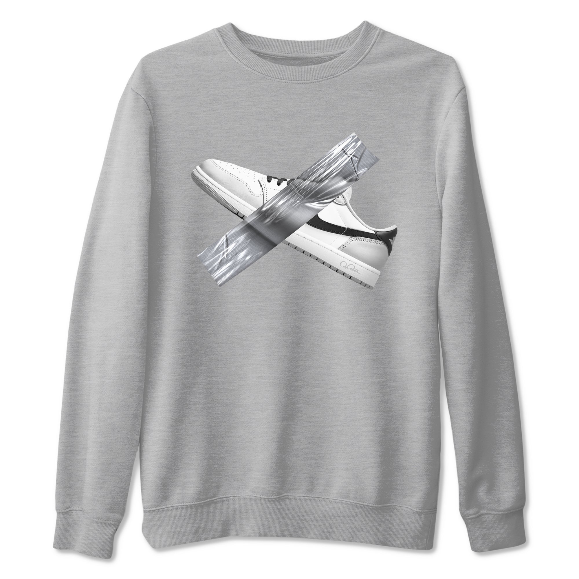 Duct Tape snkmatch Tees - Air Jordan 1 Wolf Grey