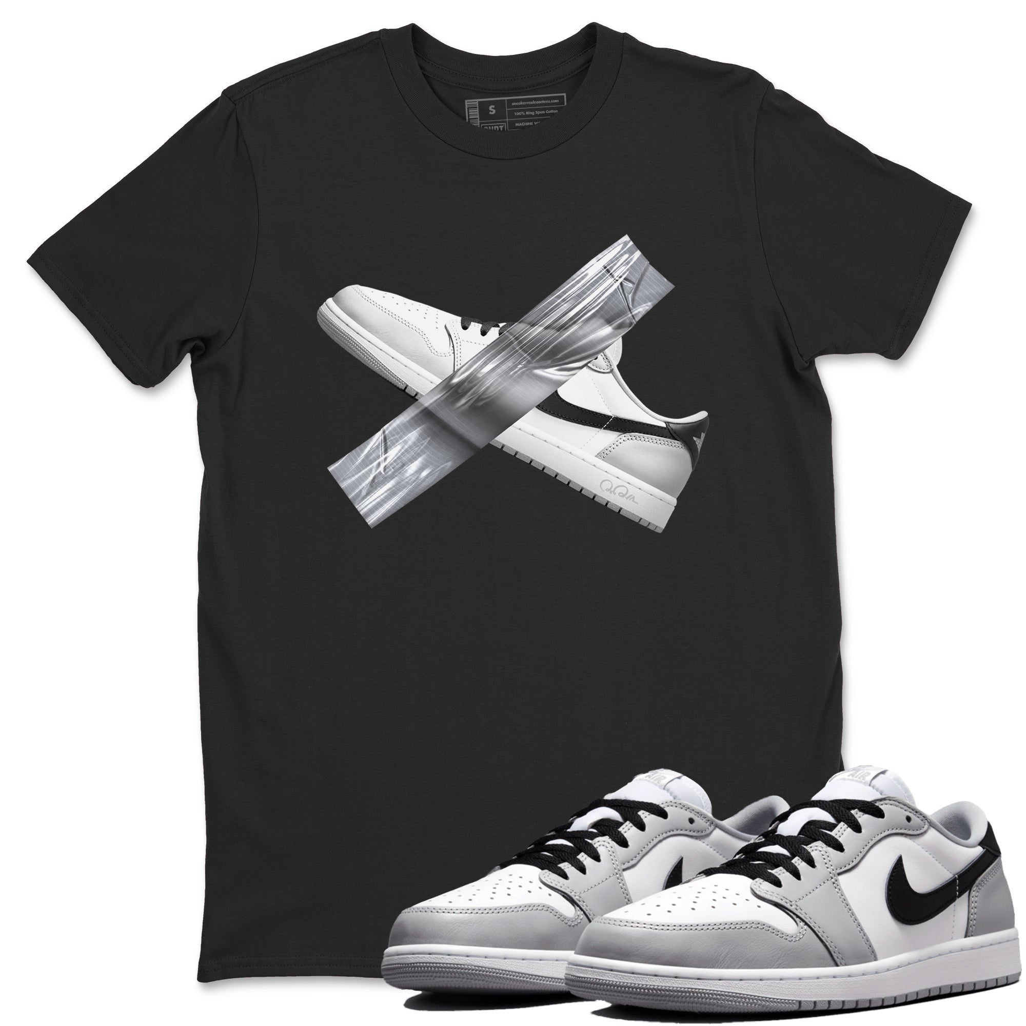 Duct Tape snkmatch Tees - Air Jordan 1 Wolf Grey