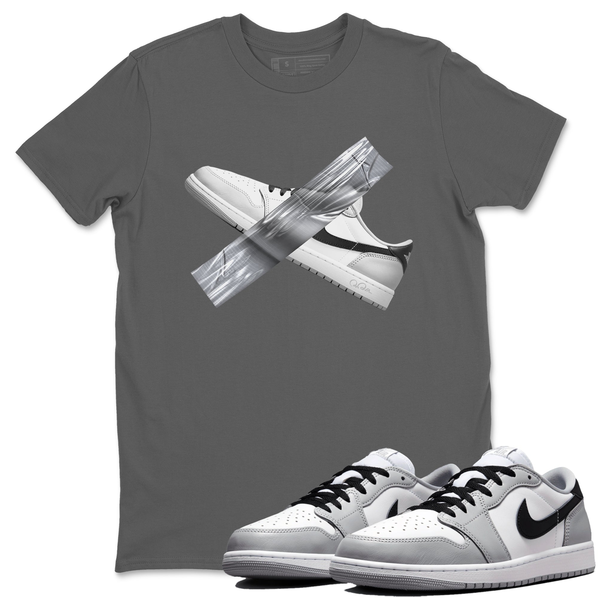 Duct Tape snkmatch Tees - Air Jordan 1 Wolf Grey