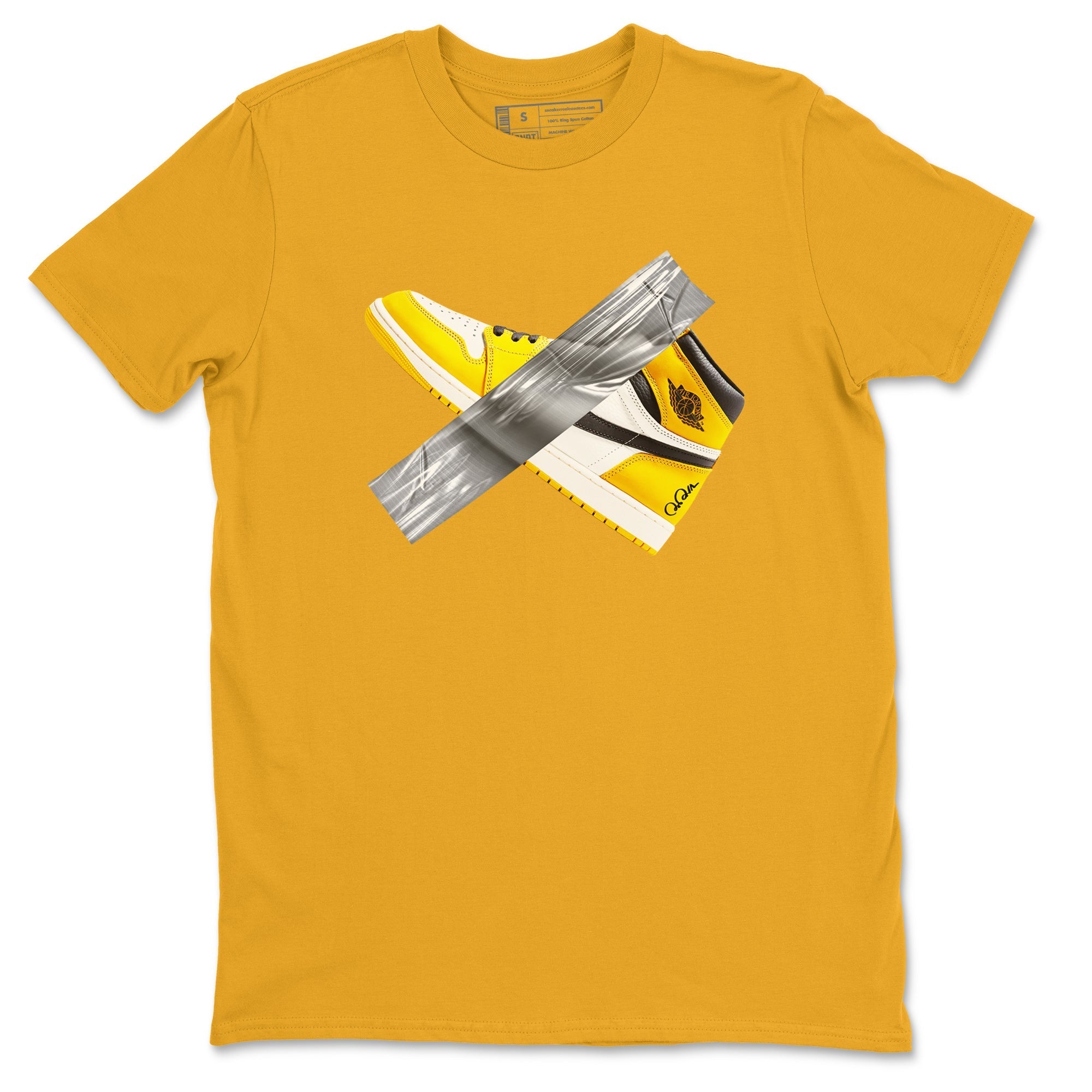 Duct Tape snkmatch Tees - Air Jordan 1 Yellow Ochre