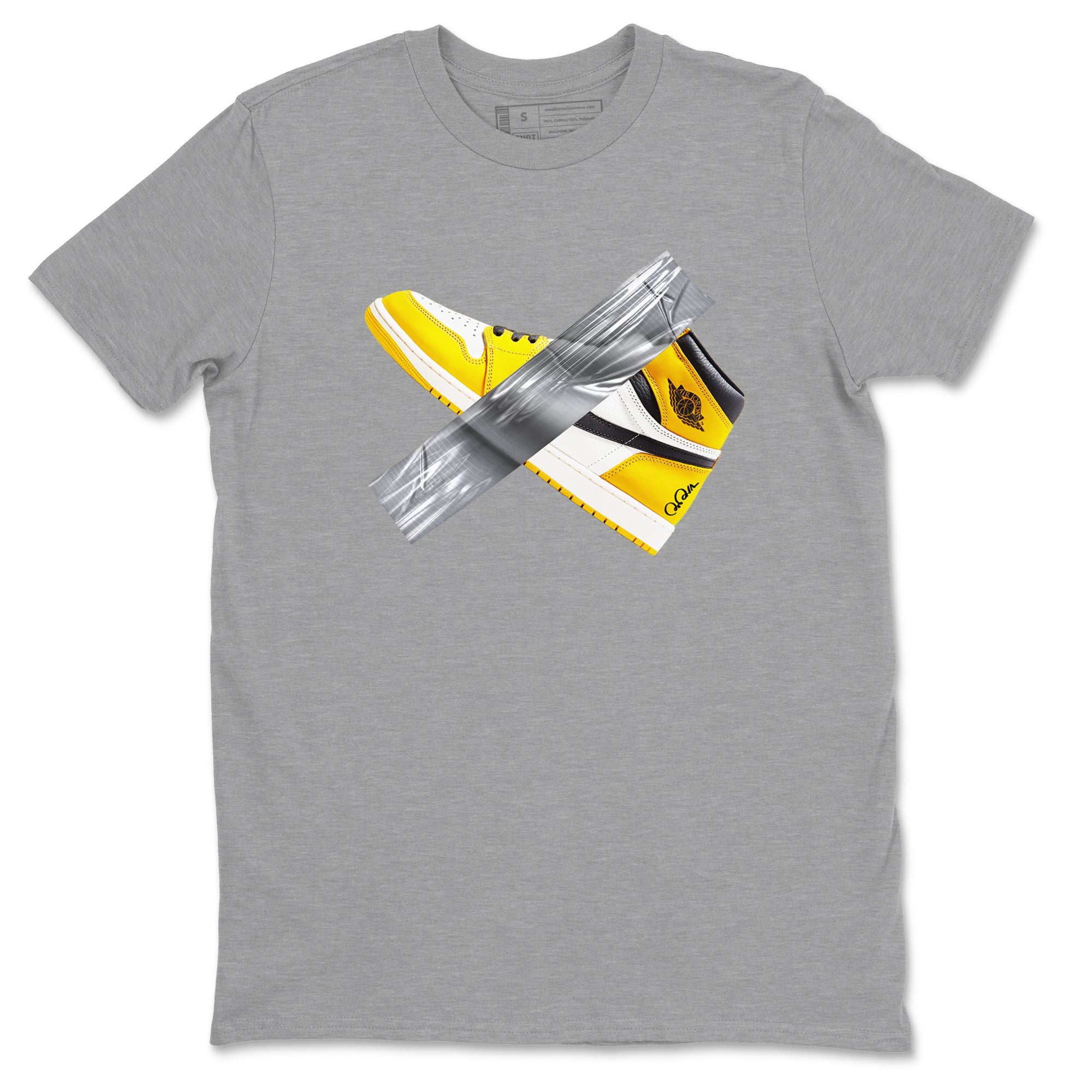 Duct Tape snkmatch Tees - Air Jordan 1 Yellow Ochre
