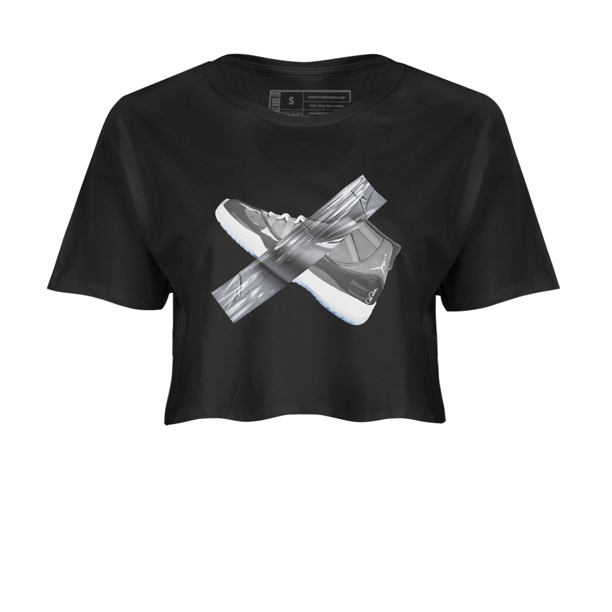 Duct Tape snkmatch Women's Top - Air Jordan 11 Cool Grey