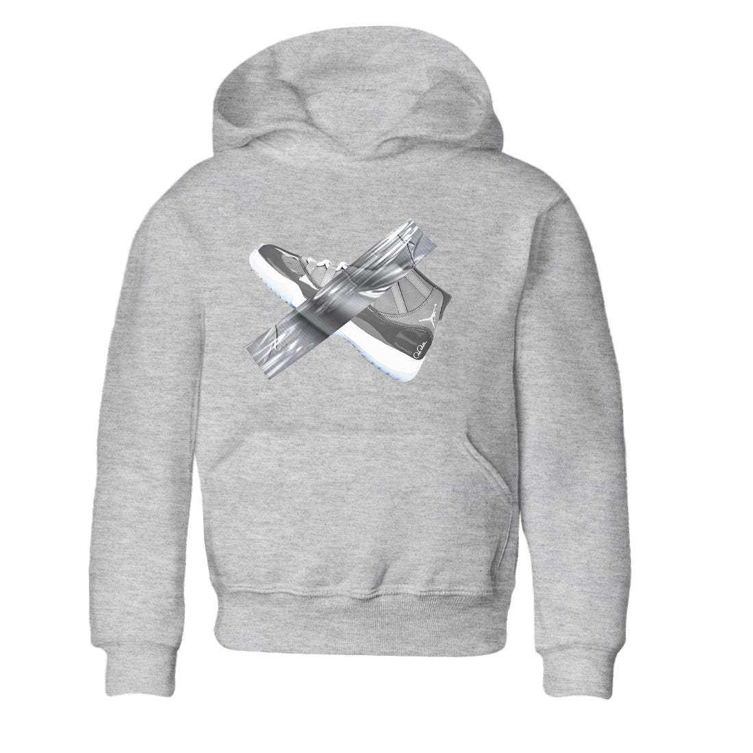 Duct Tape snkmatch Tees Kids - Air Jordan 11 Cool Grey