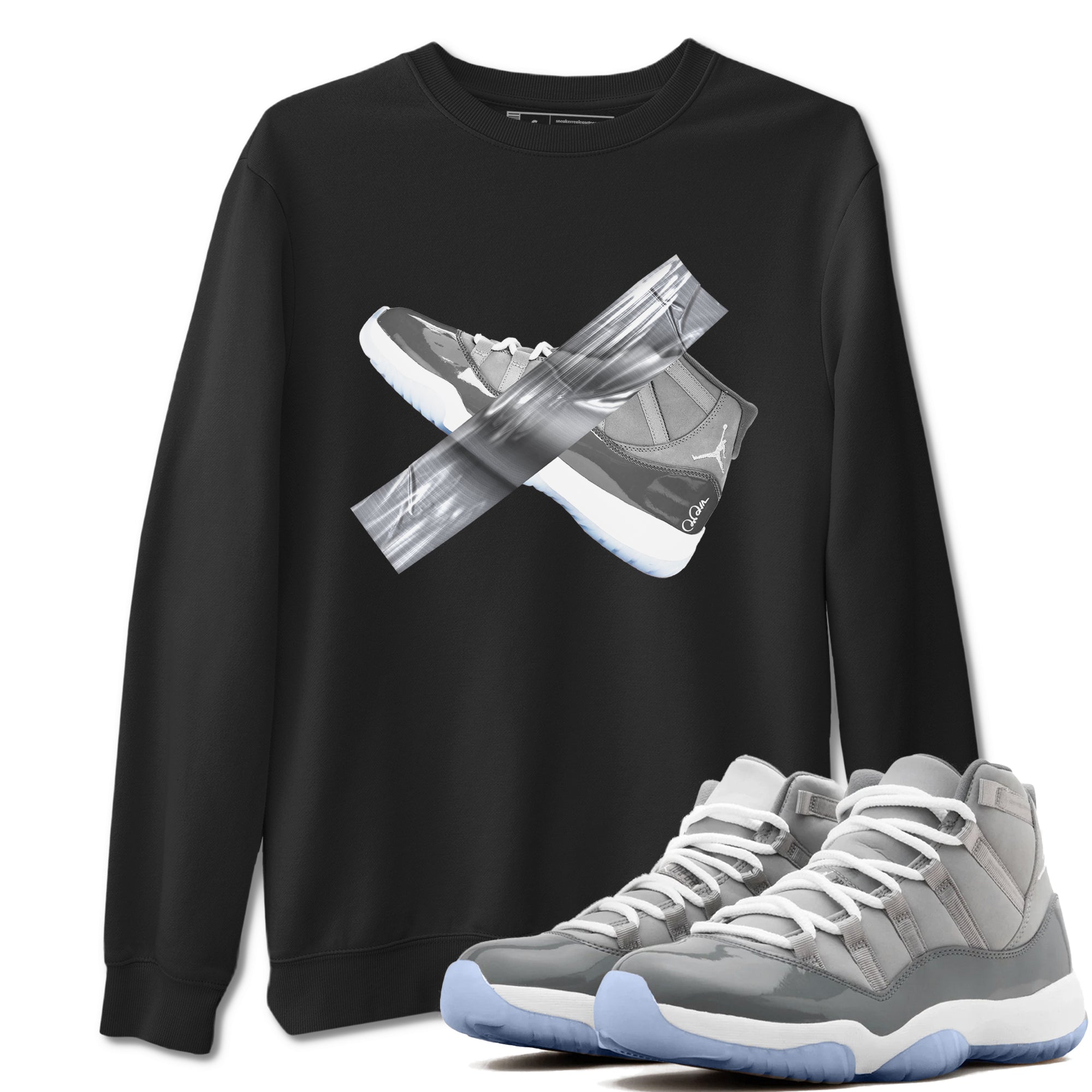 Duct Tape snkmatch Tees - Air Jordan 11 Cool Grey