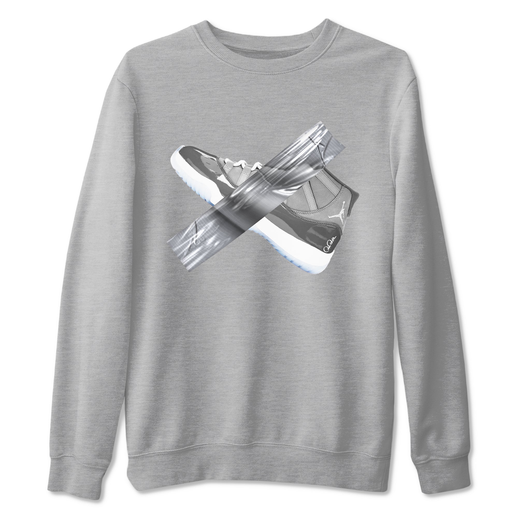 Duct Tape snkmatch Tees - Air Jordan 11 Cool Grey
