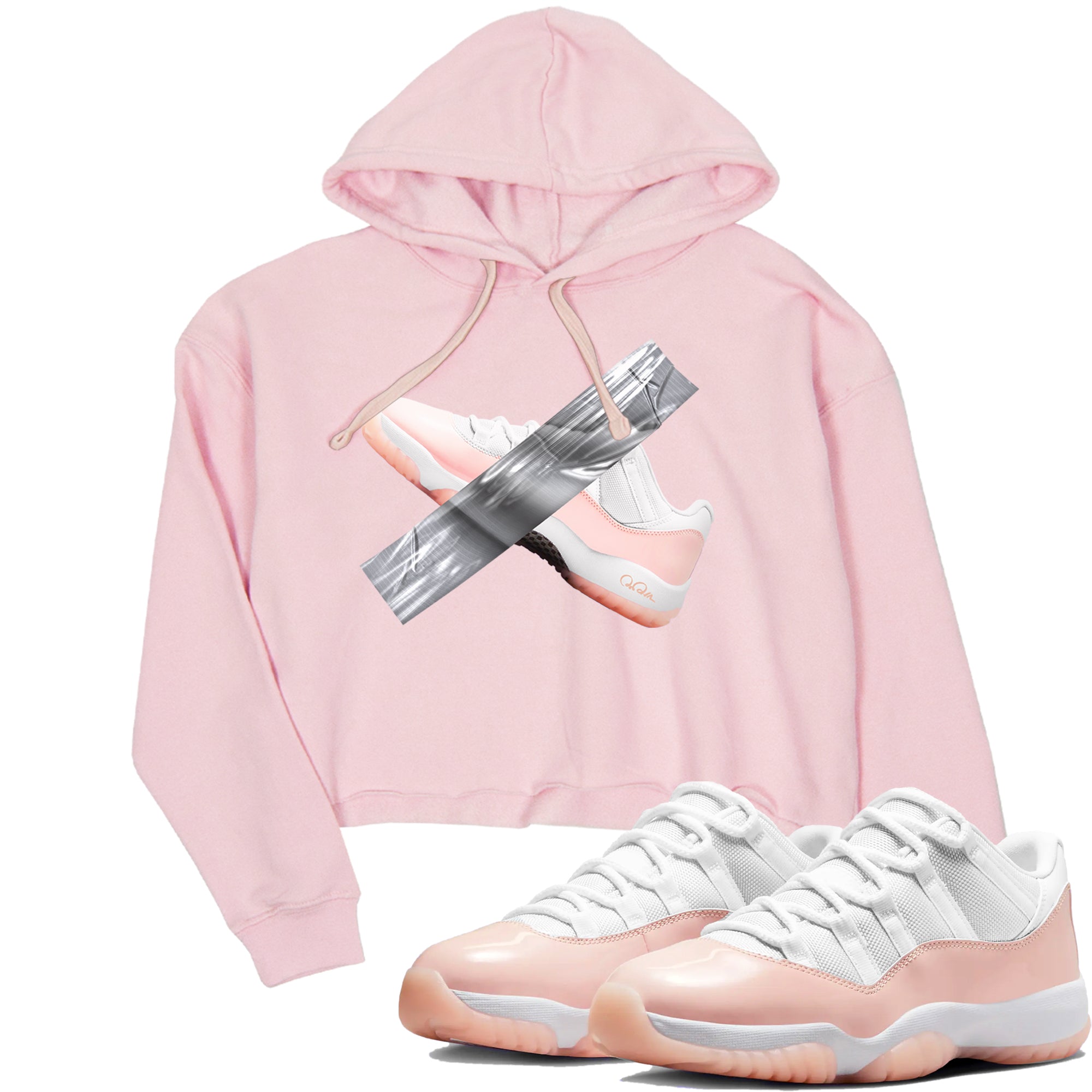 Duct Tape snkmatch Women's Top - Air Jordan 11 Legend Pink