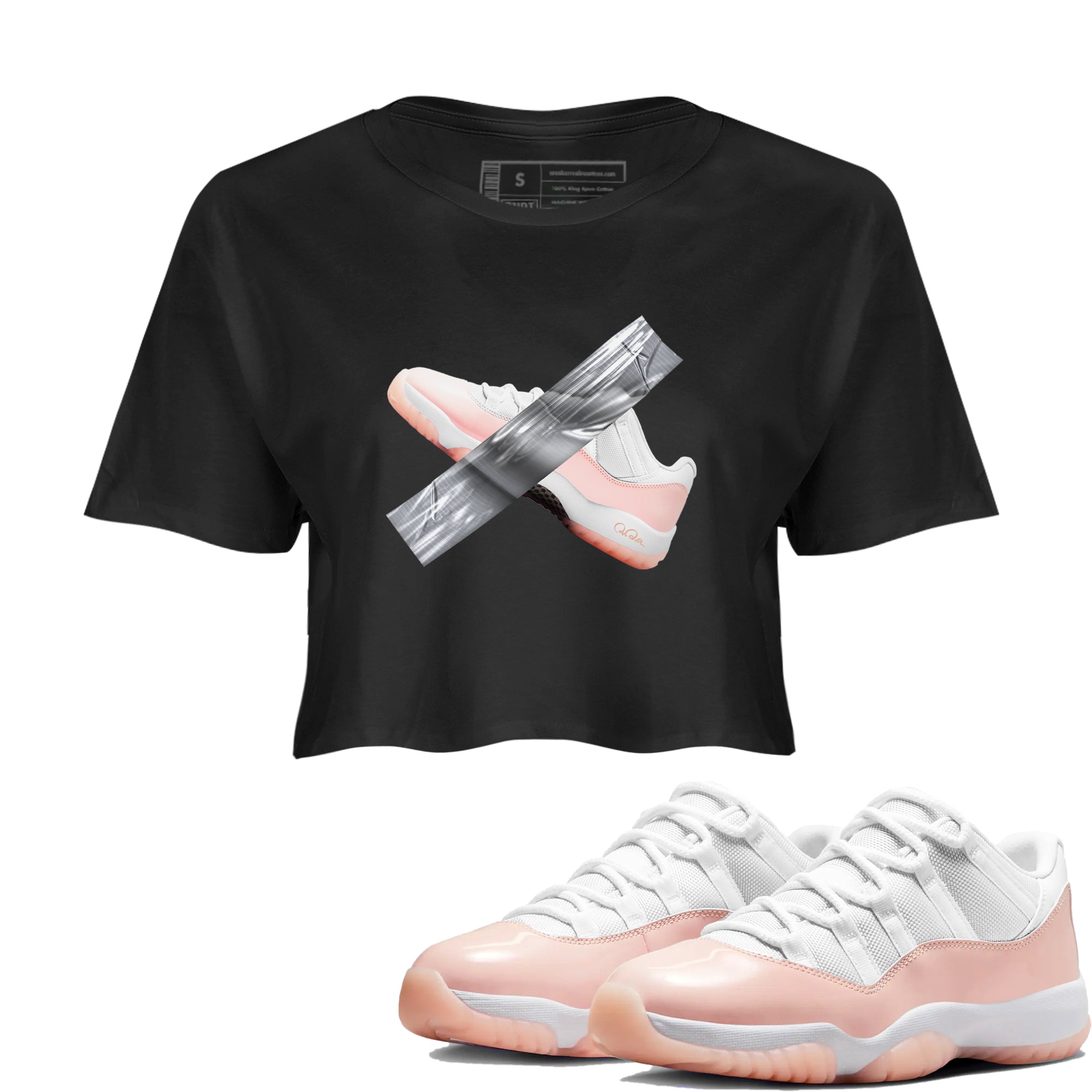 Duct Tape snkmatch Women's Top - Air Jordan 11 Legend Pink