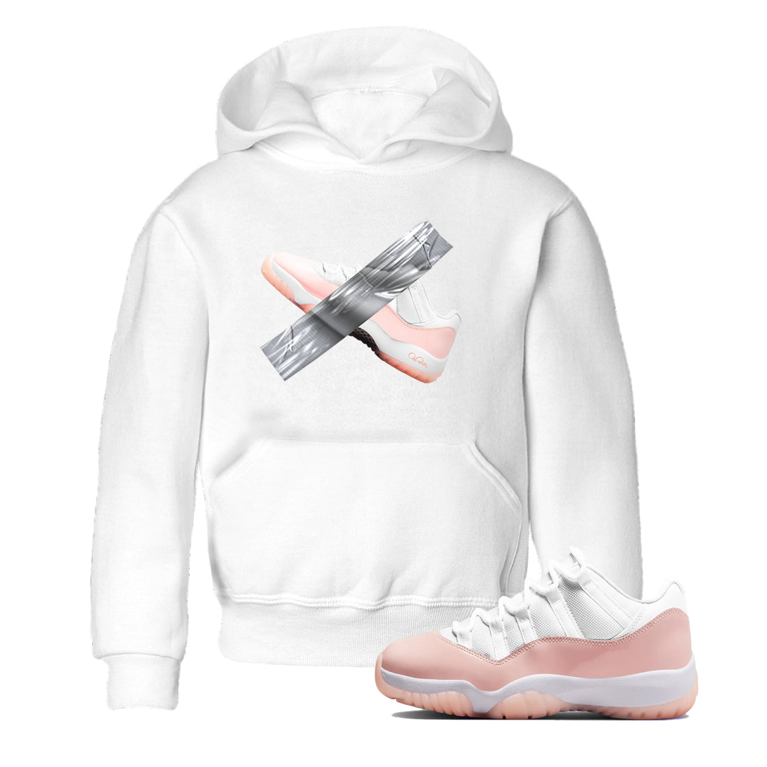 Duct Tape snkmatch Tees Kids - Air Jordan 11 Legend Pink