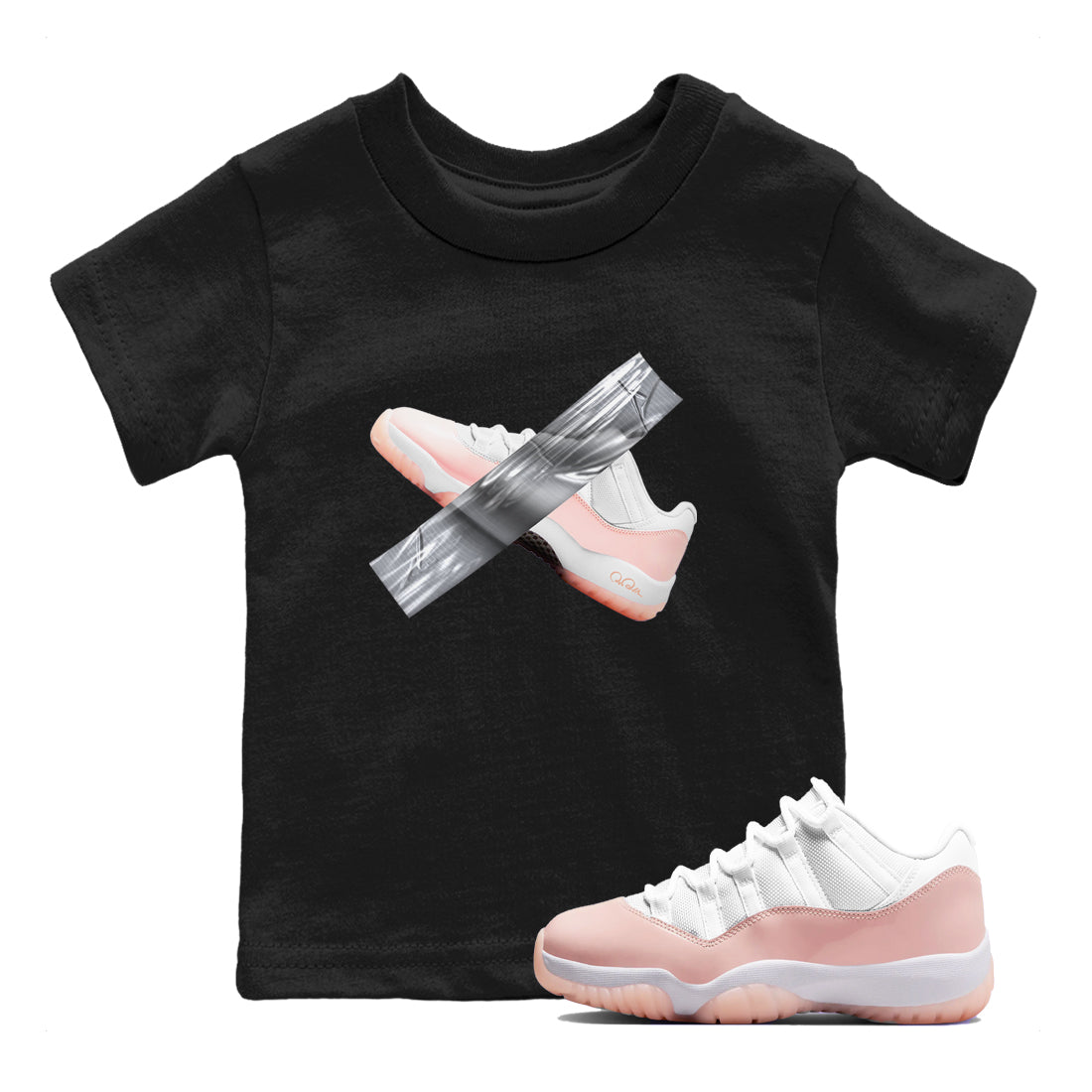 Duct Tape snkmatch Tees Kids - Air Jordan 11 Legend Pink
