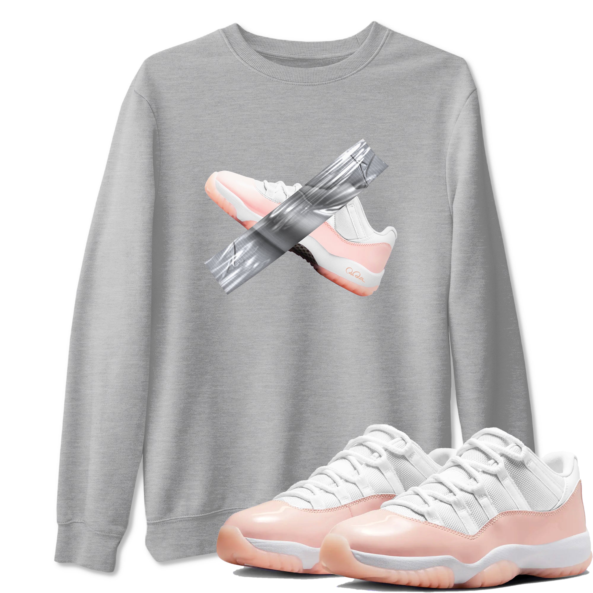 Duct Tape snkmatch Tees - Air Jordan 11 Legend Pink