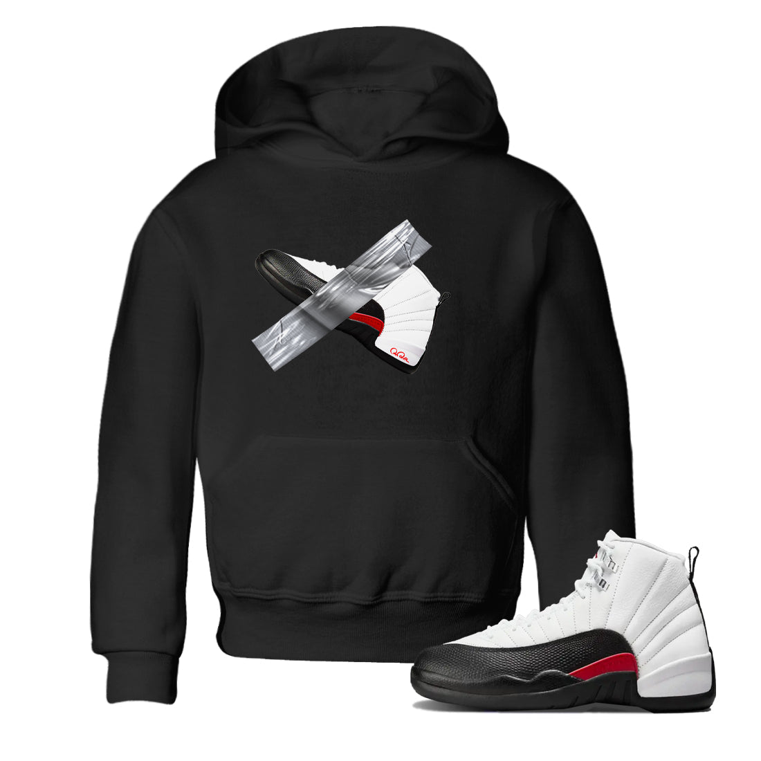 Duct Tape snkmatch Tees Kids - Air Jordan 12 Taxi Flip