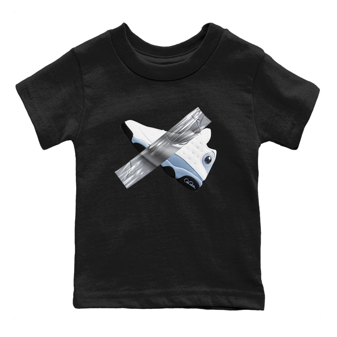 Duct Tape snkmatch Tees Kids - Air Jordan 13 Blue Grey