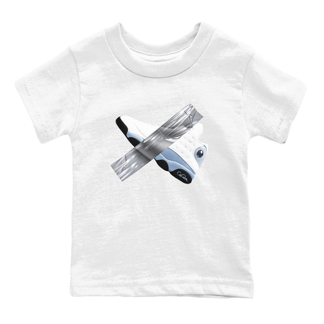 Duct Tape snkmatch Tees Kids - Air Jordan 13 Blue Grey