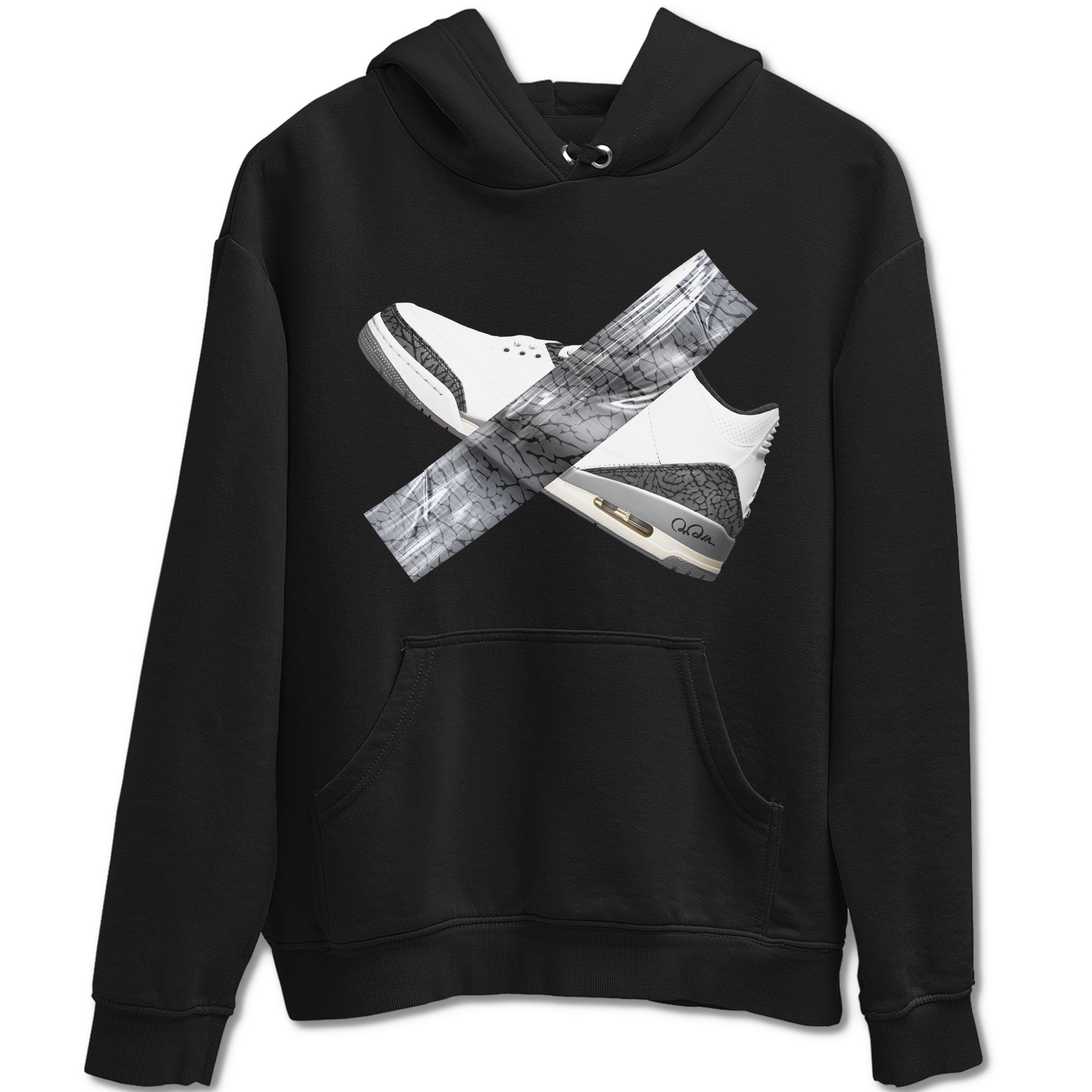 Duct Tape snkmatch Tees - Air Jordan 3 Cement Grey