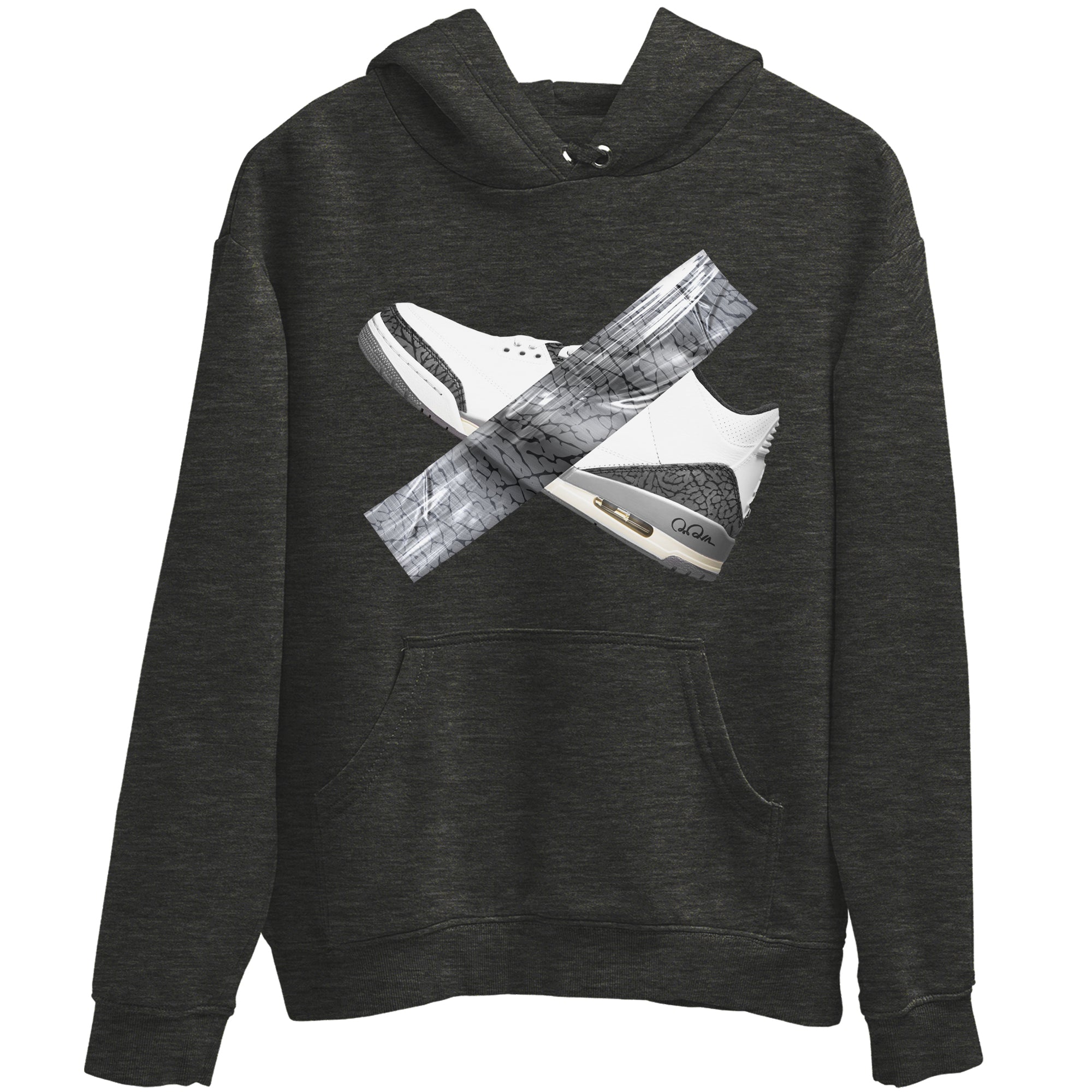 Duct Tape snkmatch Tees - Air Jordan 3 Cement Grey