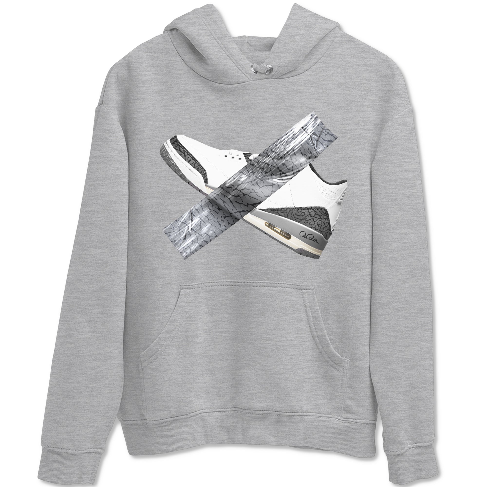 Duct Tape snkmatch Tees - Air Jordan 3 Cement Grey