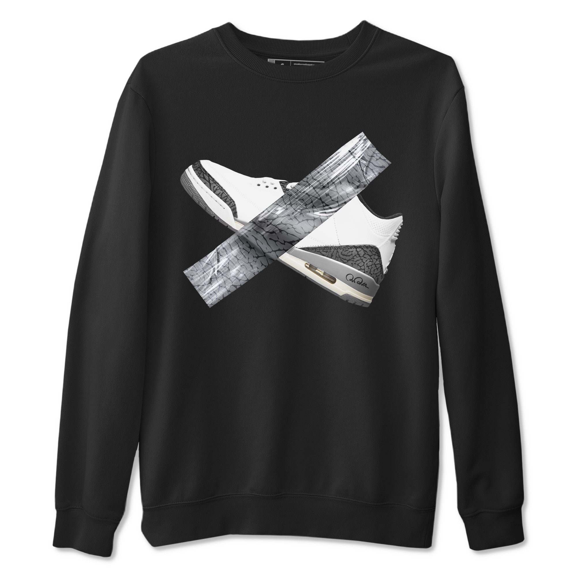 Duct Tape snkmatch Tees - Air Jordan 3 Cement Grey