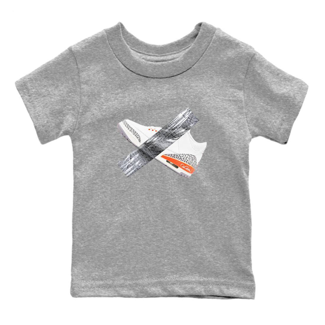Duct Tape snkmatch Tees Kids - Air Jordan 3 Georgia Peach