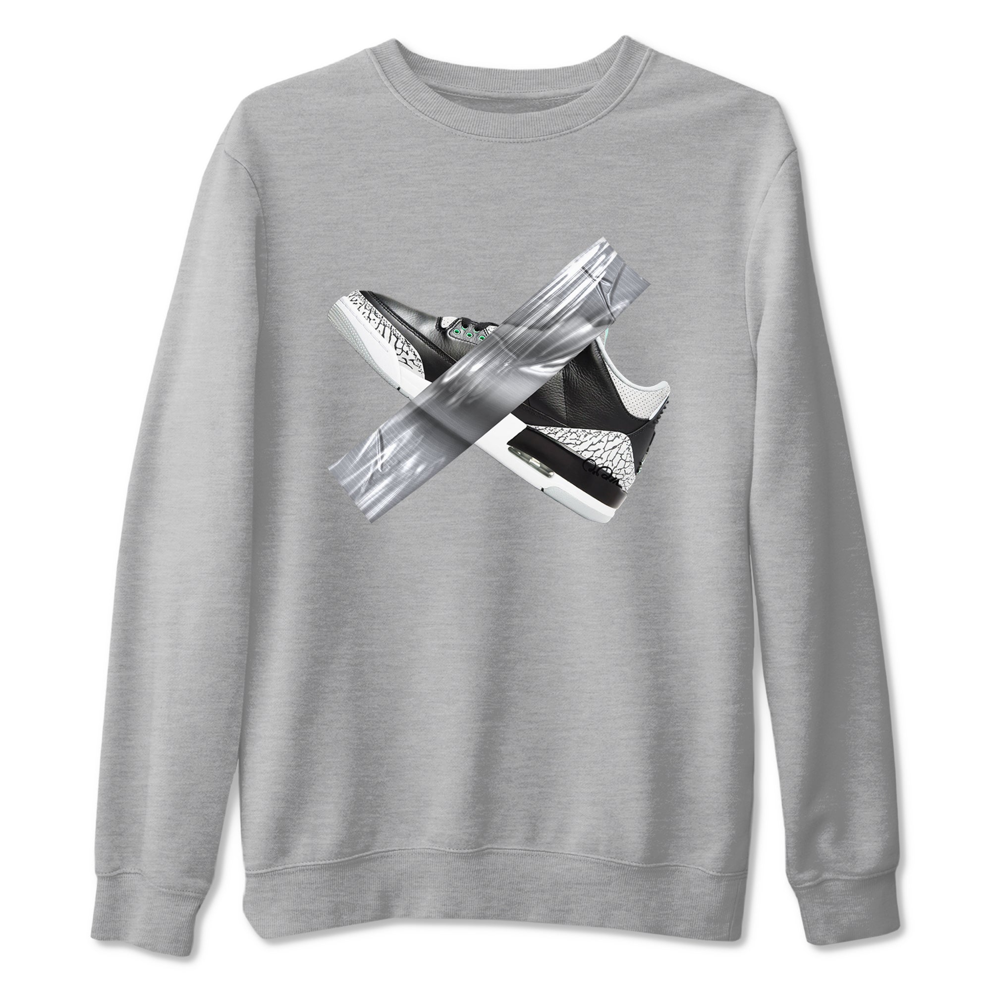Duct Tape snkmatch Tees - Air Jordan 3 Green Glow