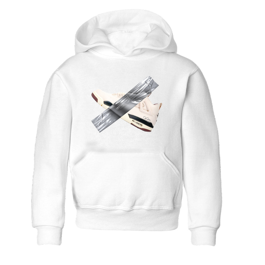 Duct tape snkmatch Tees Kids - Air Jordan 4 A Ma Maniere x Fossil Stone