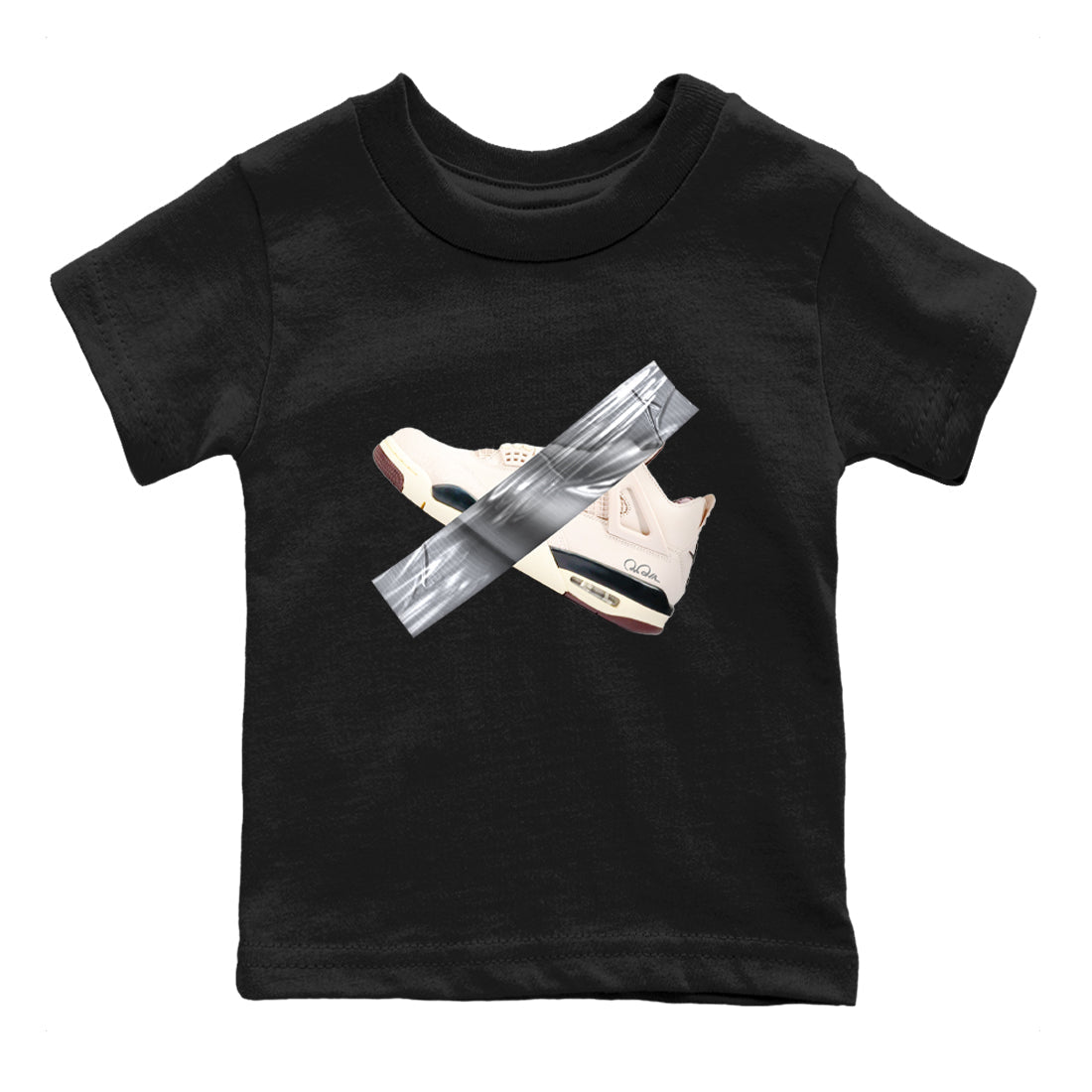 Duct tape snkmatch Tees Kids - Air Jordan 4 A Ma Maniere x Fossil Stone