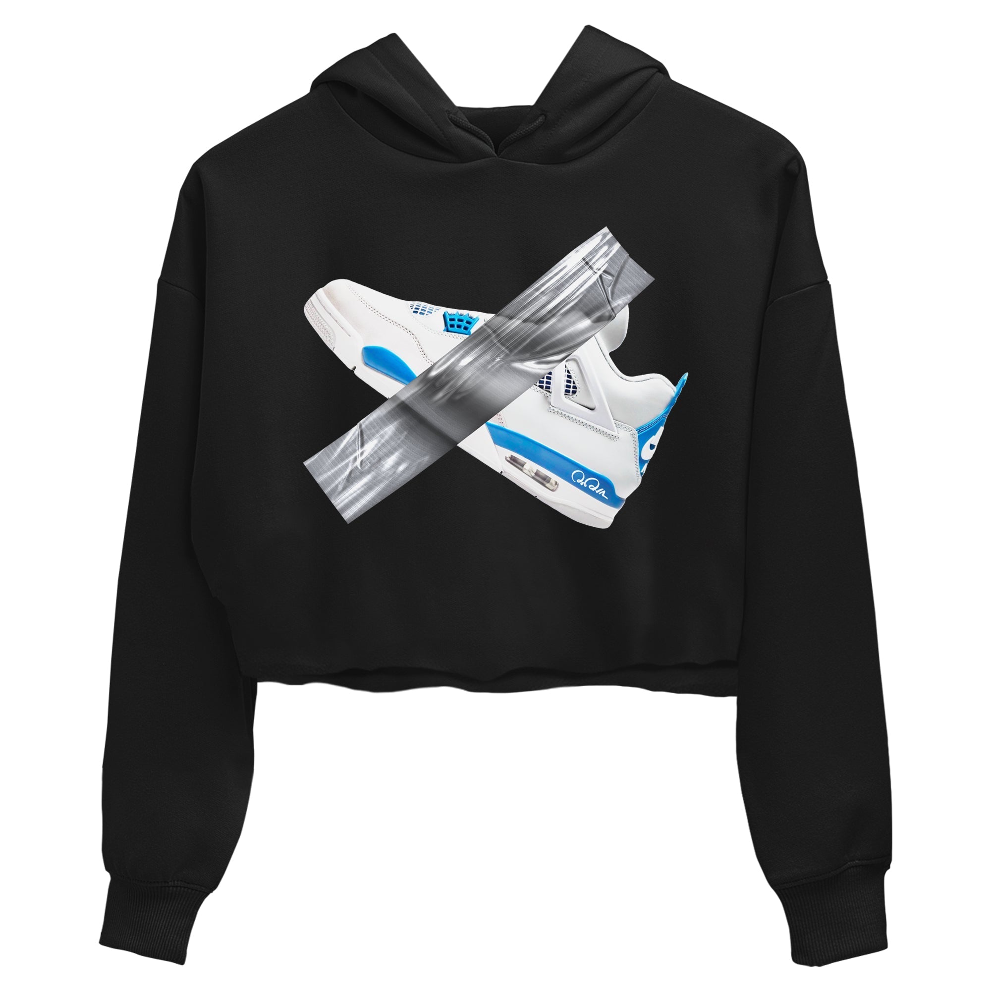 Duct Tape snkmatch Women's Top - Air Jordan 4 Military Blue