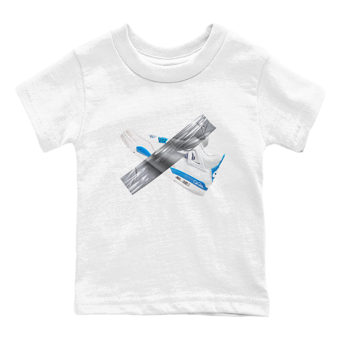Duct Tape snkmatch Tees Kids - Air Jordan 4 Military Blue