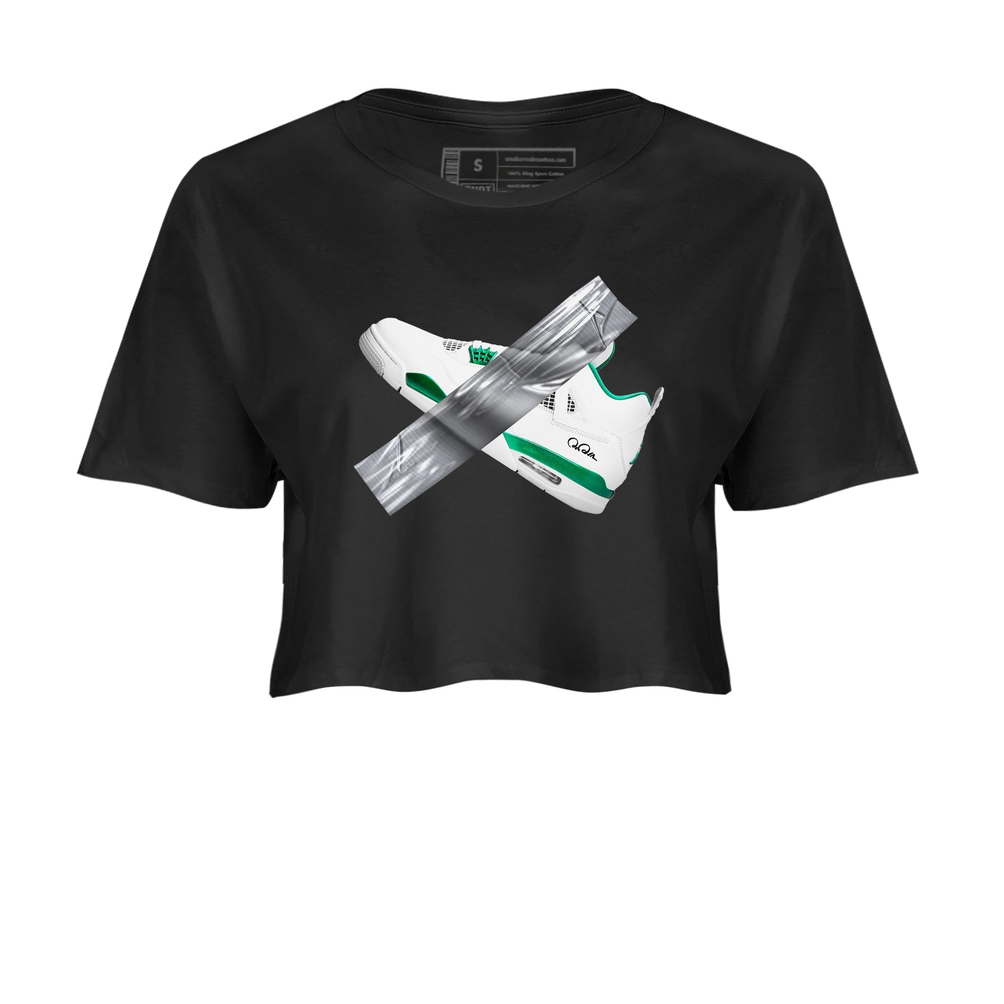 Duct Tape snkmatch Women's Top - Air Jordan 4 Oxidized Green