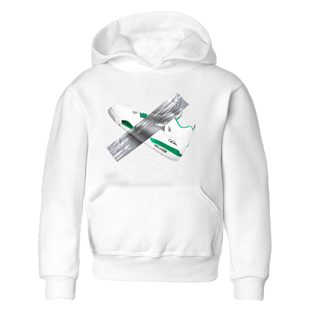 Duct Tape snkmatch Tees Kids - Air Jordan 4 Oxidized Green