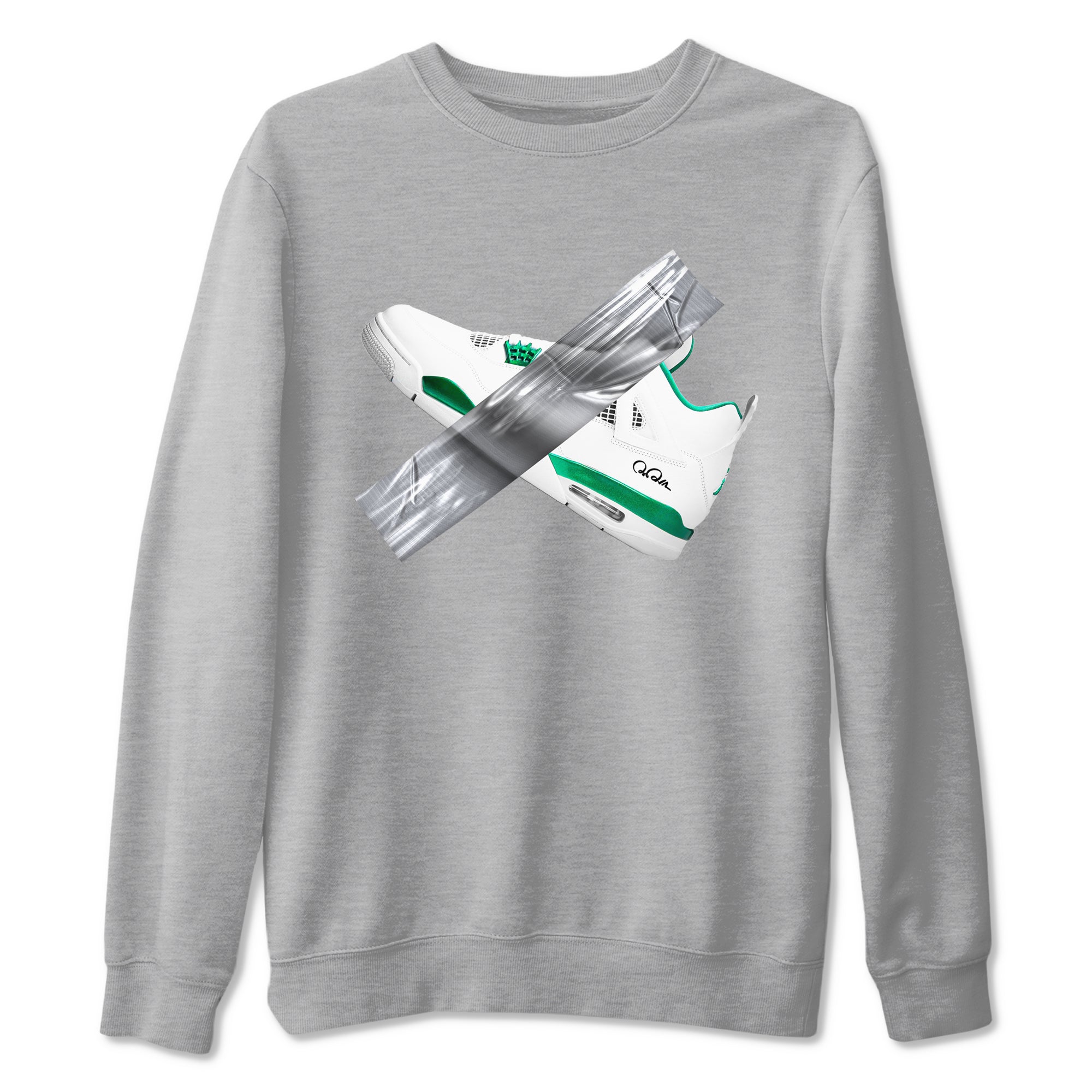 Duct Tape snkmatch Tees - Air Jordan 4 Oxidized Green