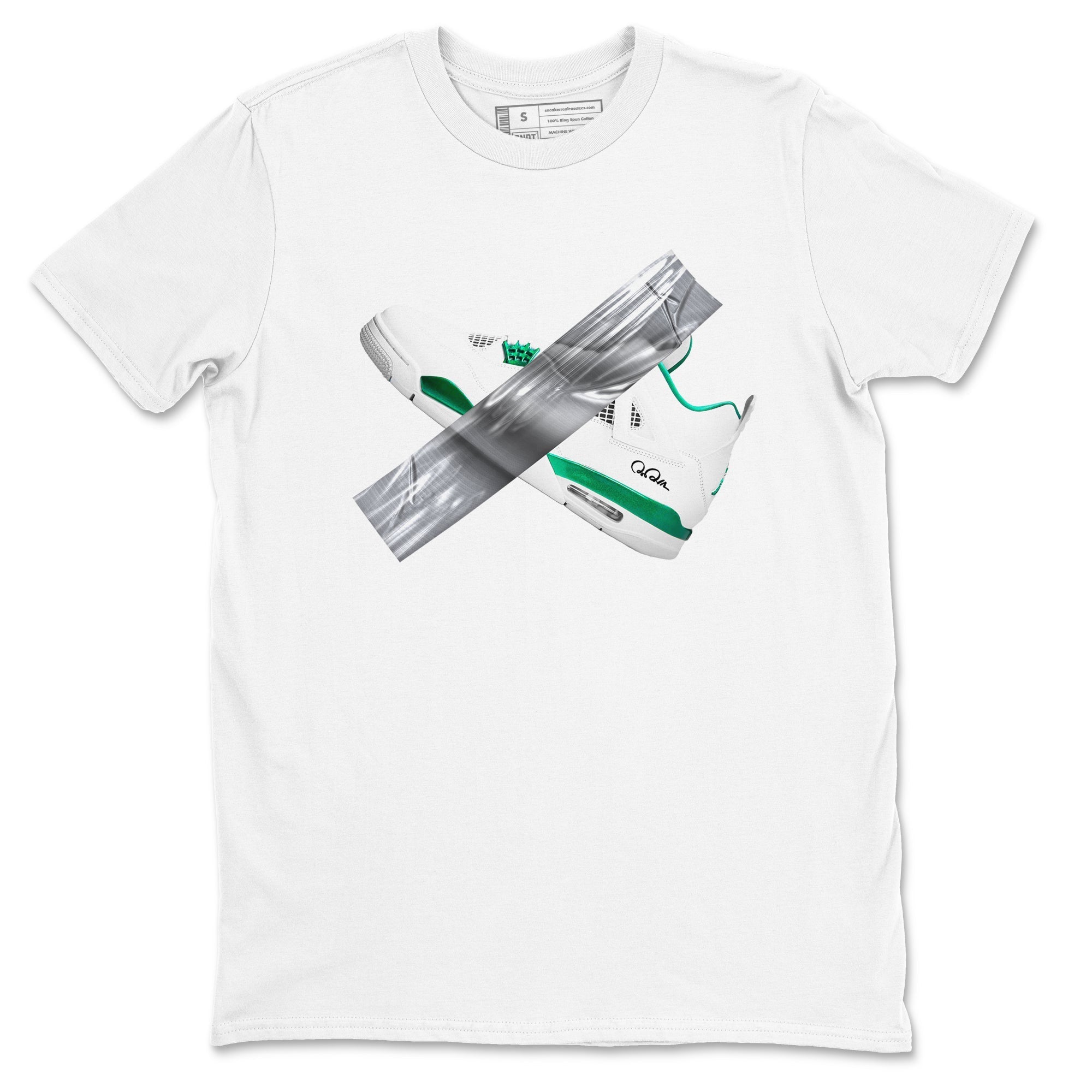 Duct Tape snkmatch Tees - Air Jordan 4 Oxidized Green