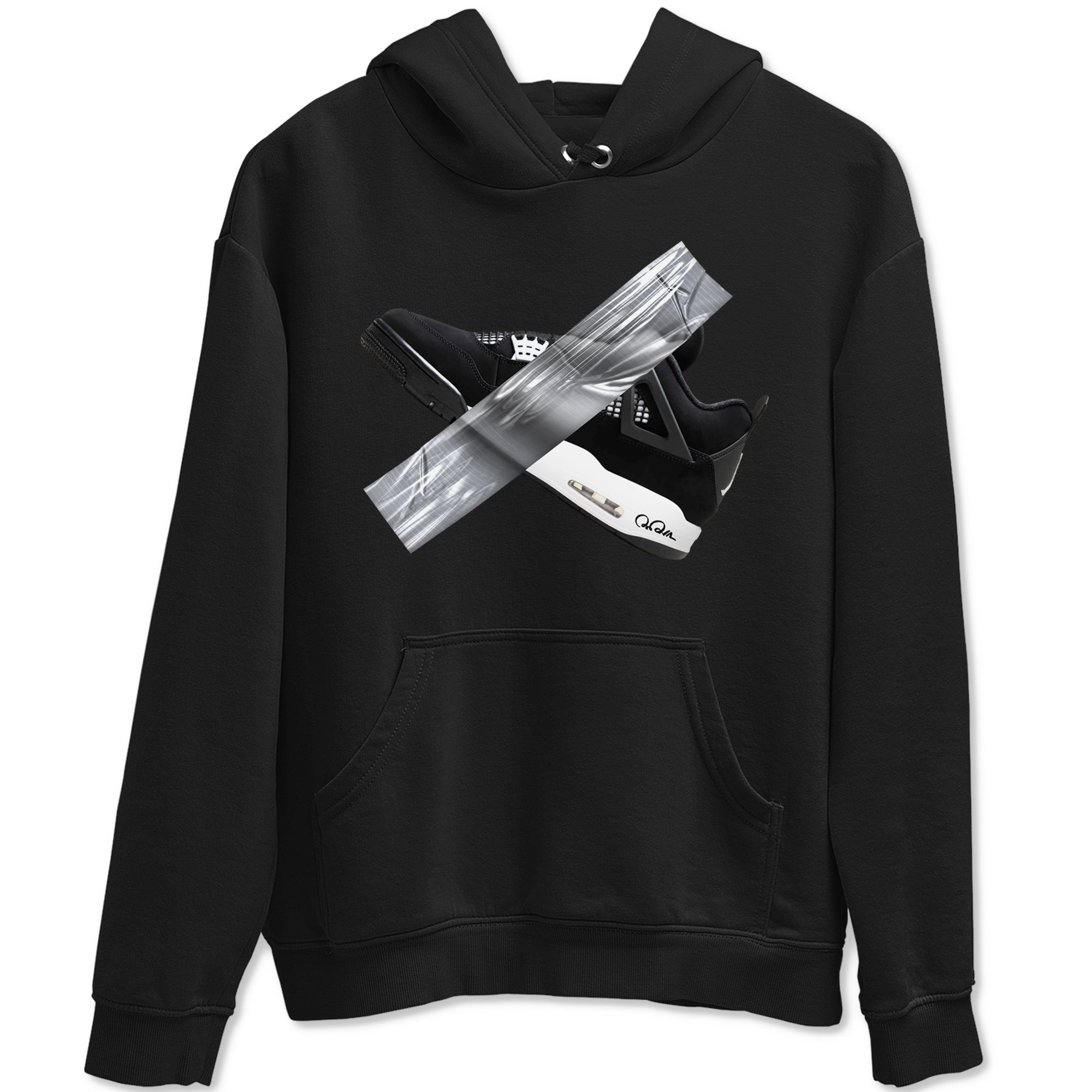 Duct Tape snkmatch Tees - Air Jordan 4 White Thunder