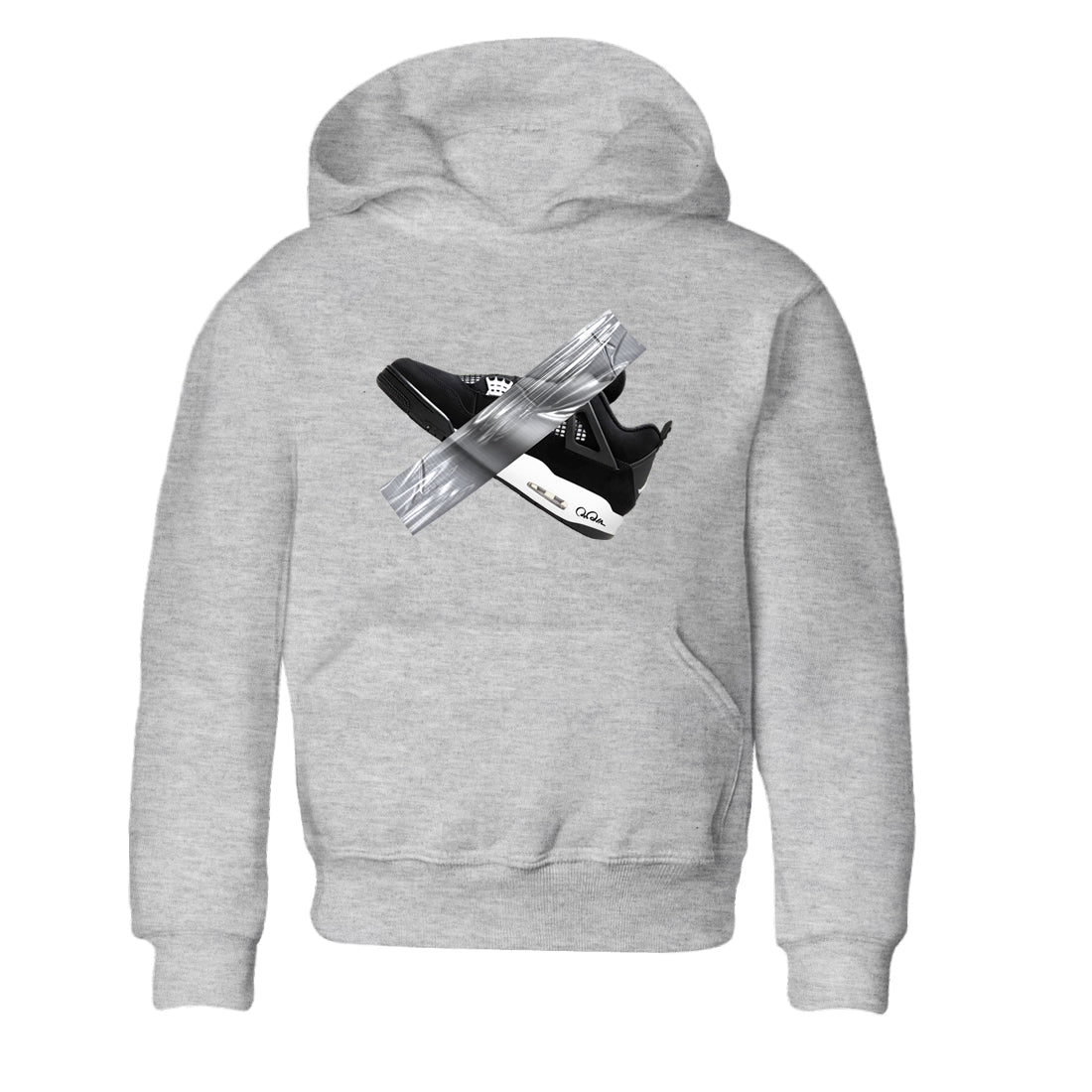 Duct Tape snkmatch Tees Kids - Air Jordan 4 White Thunder
