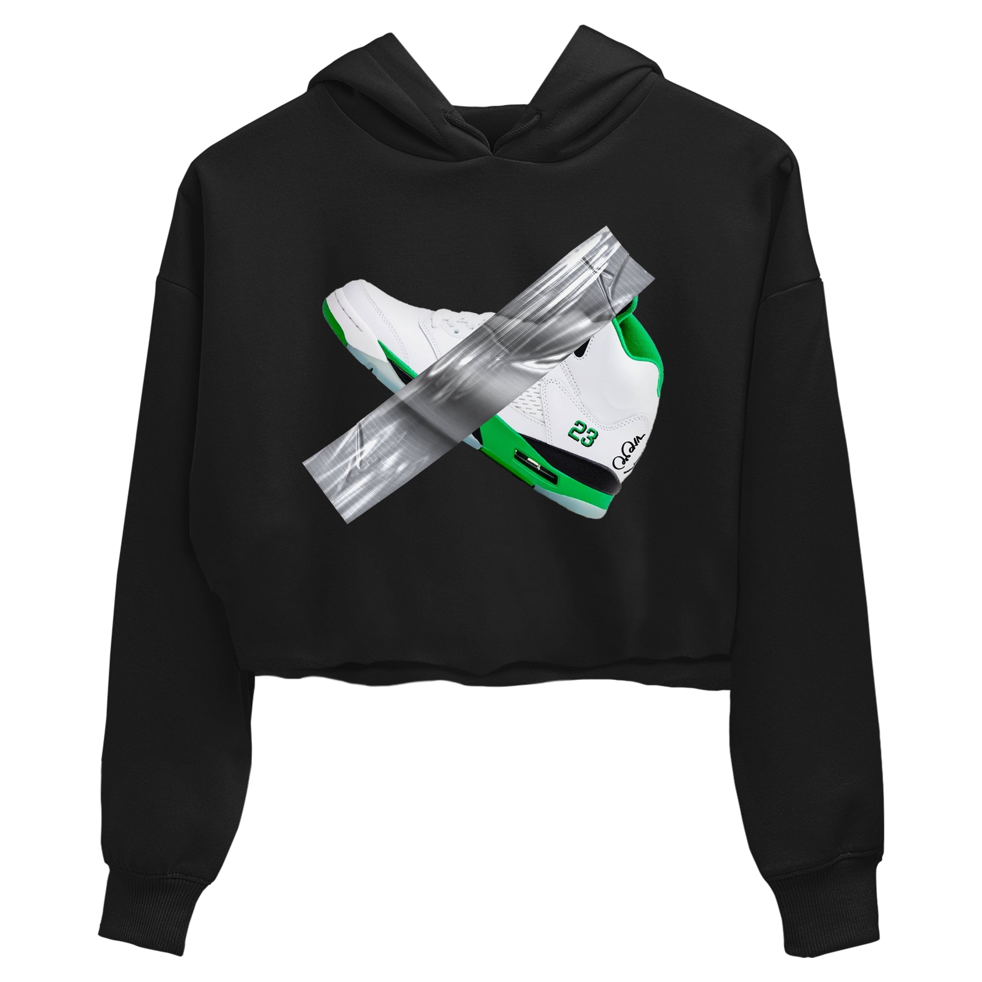 Duct Tape snkmatch Women's Top - Air Jordan 5 Lucky Green