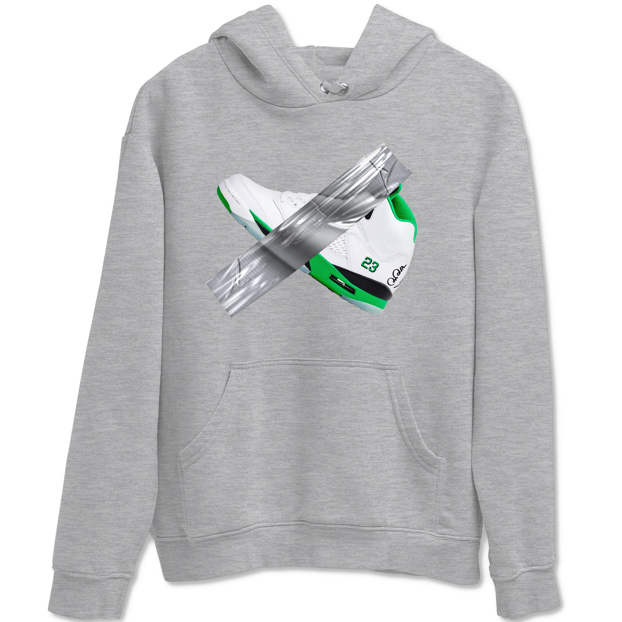 Duct Tape snkmatch Tees - Air Jordan 5 Lucky Green