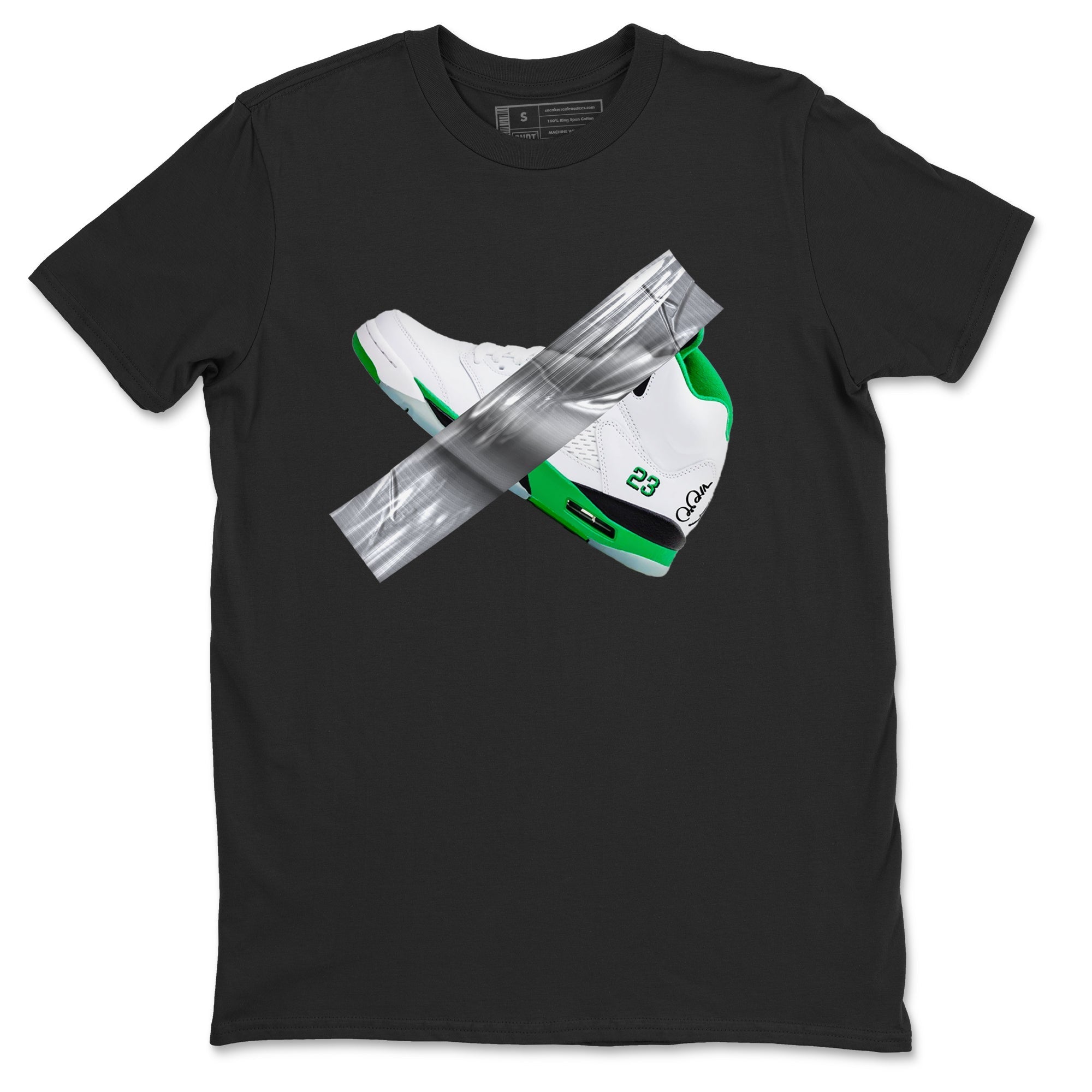 Duct Tape snkmatch Tees - Air Jordan 5 Lucky Green