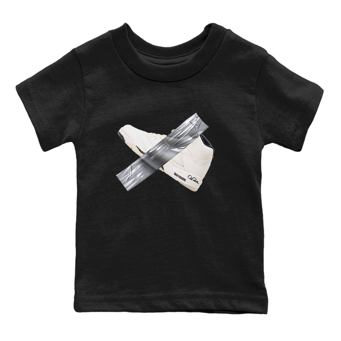 Duct Tape snkmatch Tees Kids - Air Jordan 5 Sail